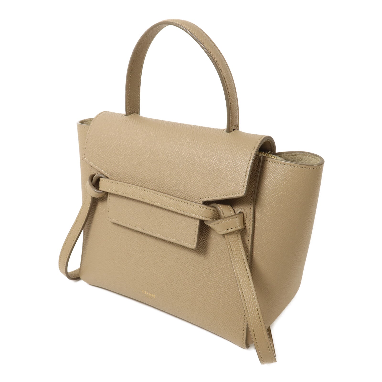 CELINE 牛皮皮革Nano Belt Bag手挽肩背兩用袋