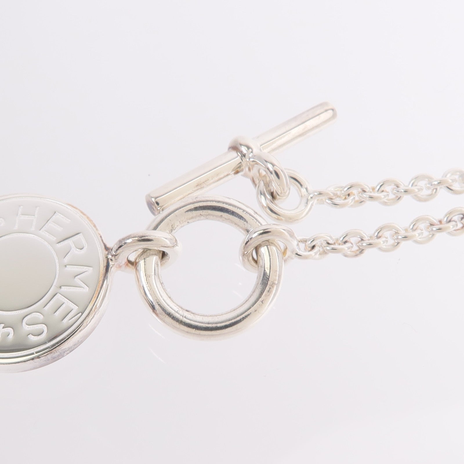 HERMES 925純銀Amulettes Ex-Libris Pendant項鍊