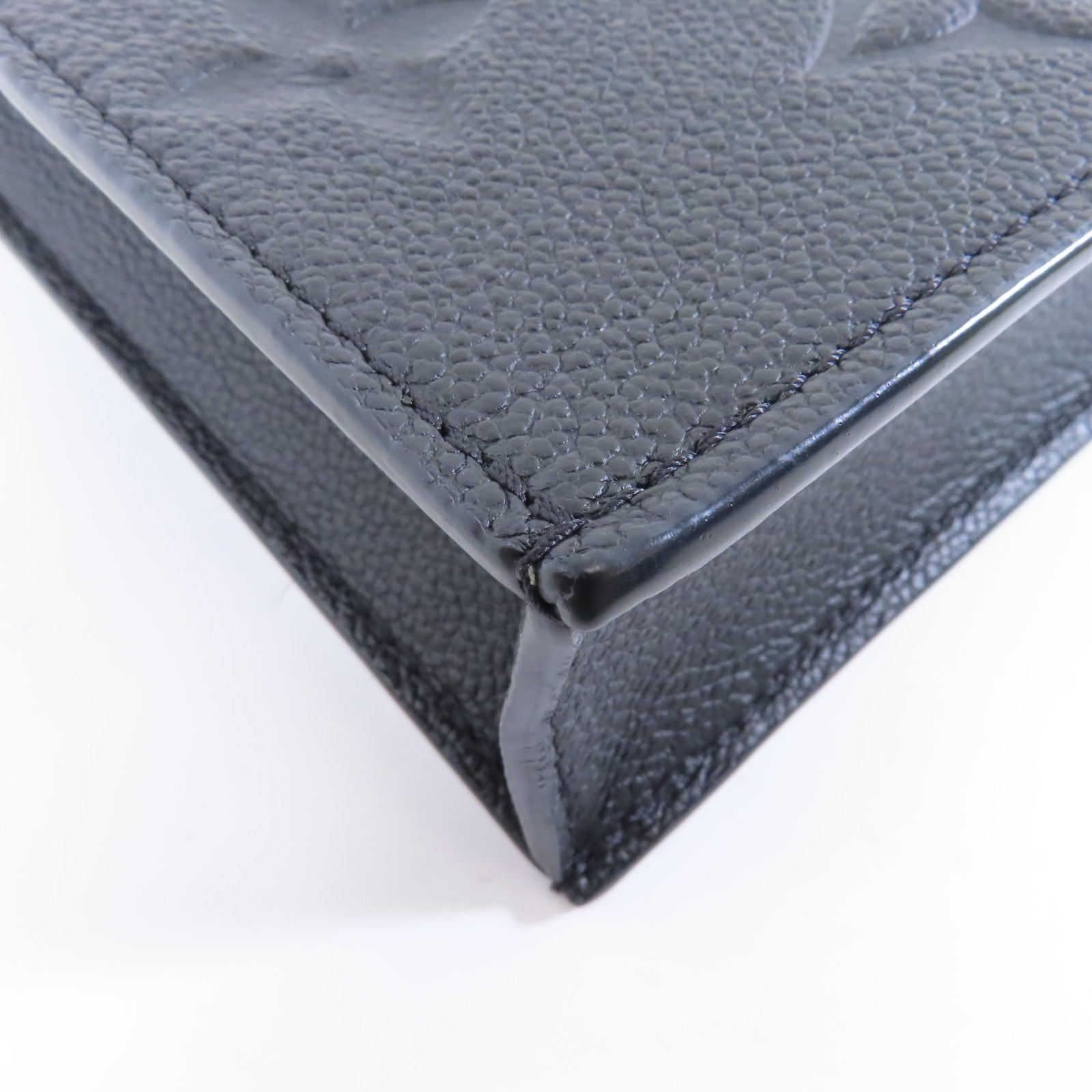 LOUIS VUITTON 【激減優惠】Monogram Empreinte Petit Sac Plat金扣手挽肩背兩用袋黑色