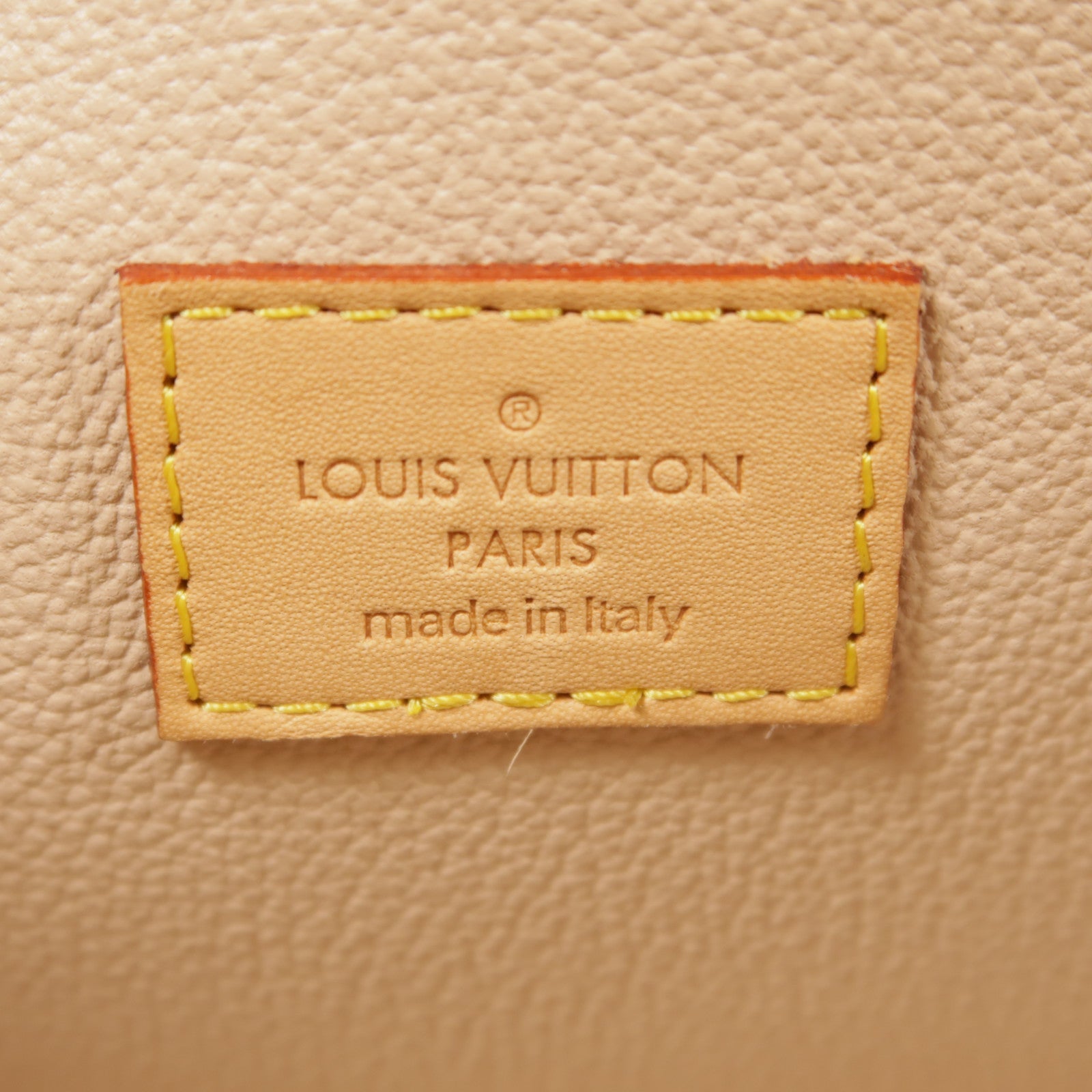 LOUIS VUITTON Monogram Nice BB金扣手挽袋棕色