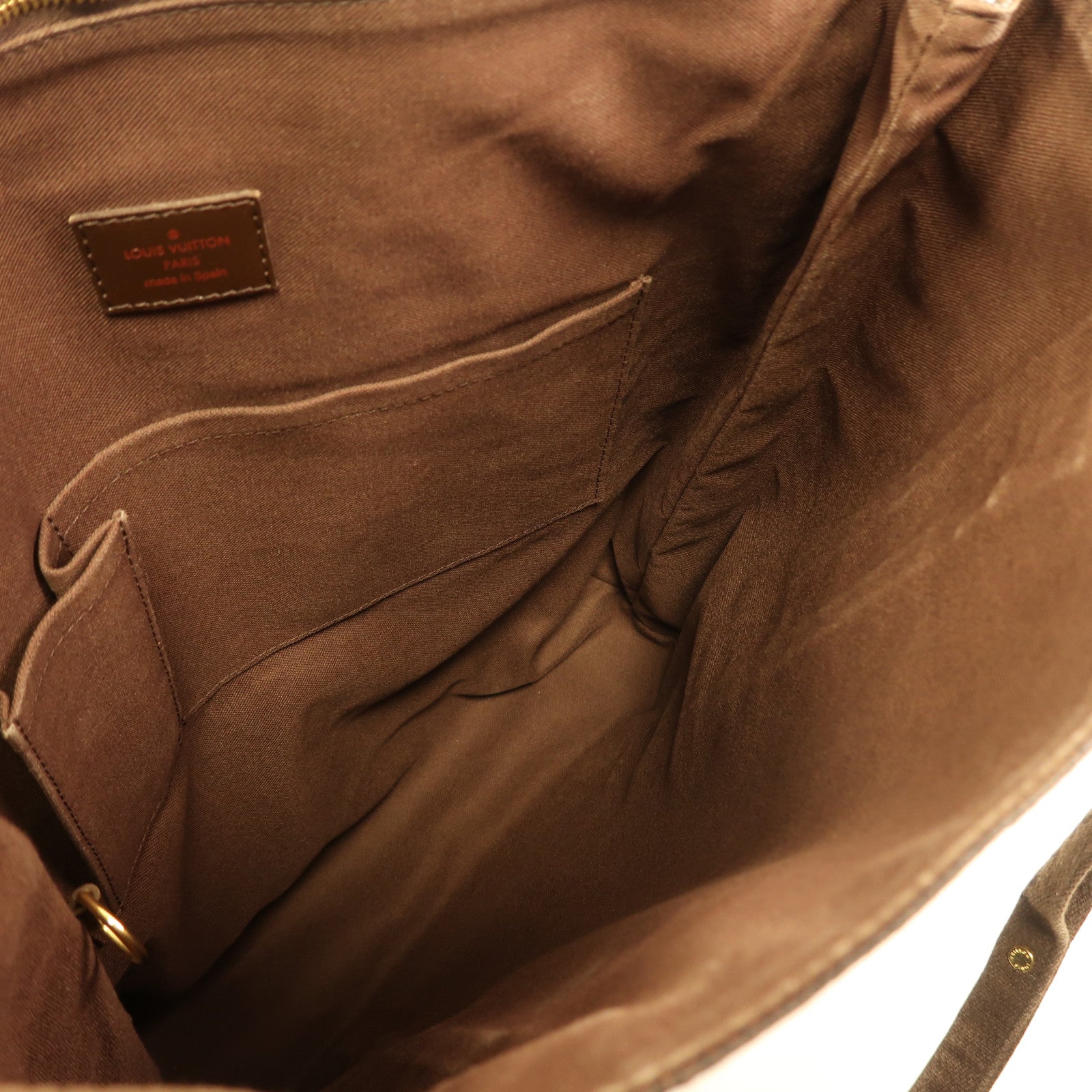 LOUIS VUITTON 【激減優惠】Damier Ebene Beaubourg金扣手挽袋啡色