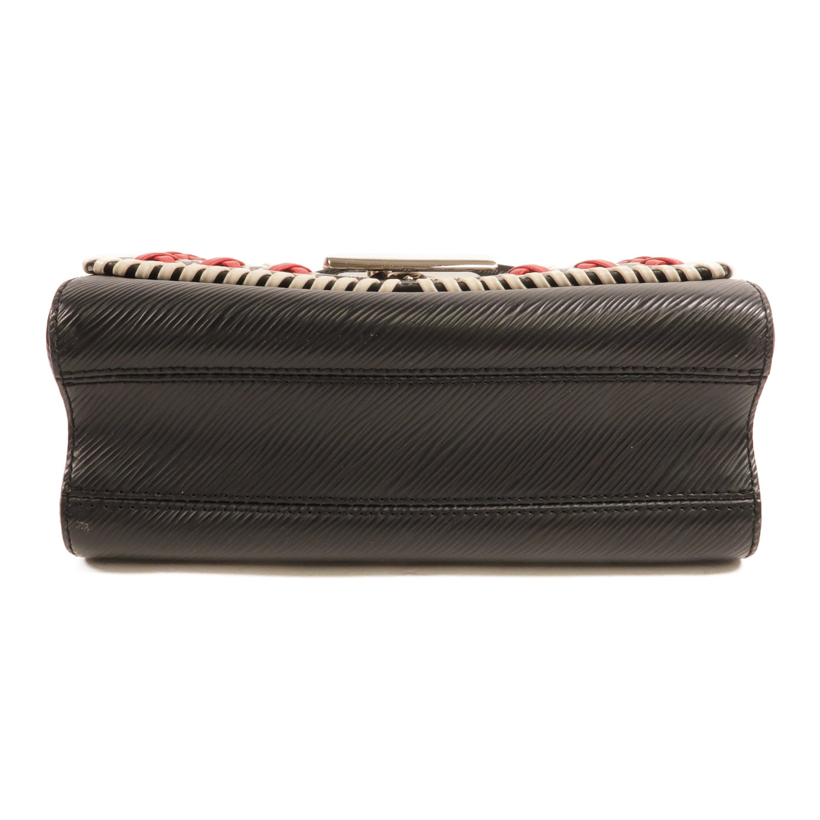 LOUIS VUITTON Epi Twist MM銀扣鏈帶肩背袋