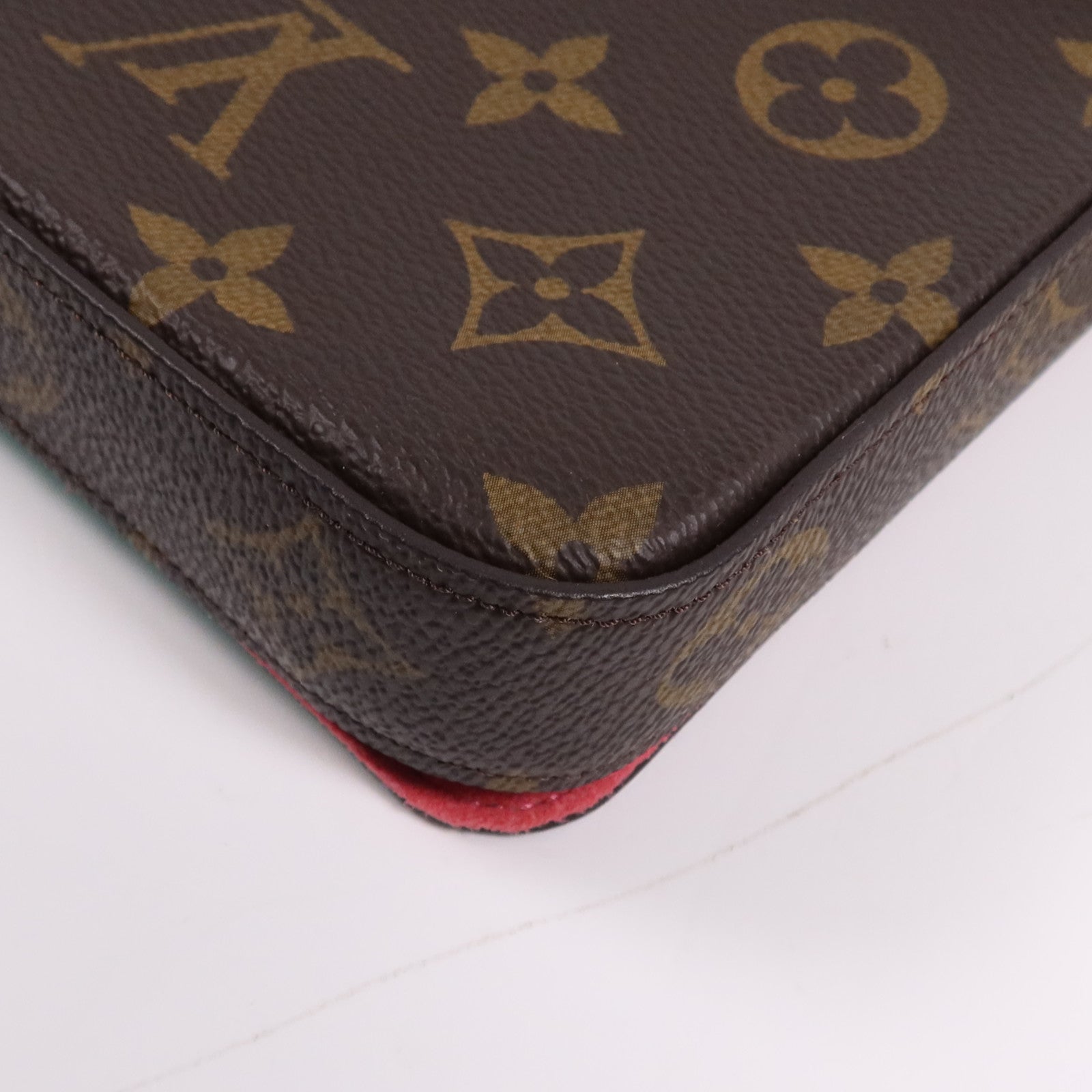 LOUIS VUITTON Monogram Felicie Pochette金扣鏈帶肩背袋