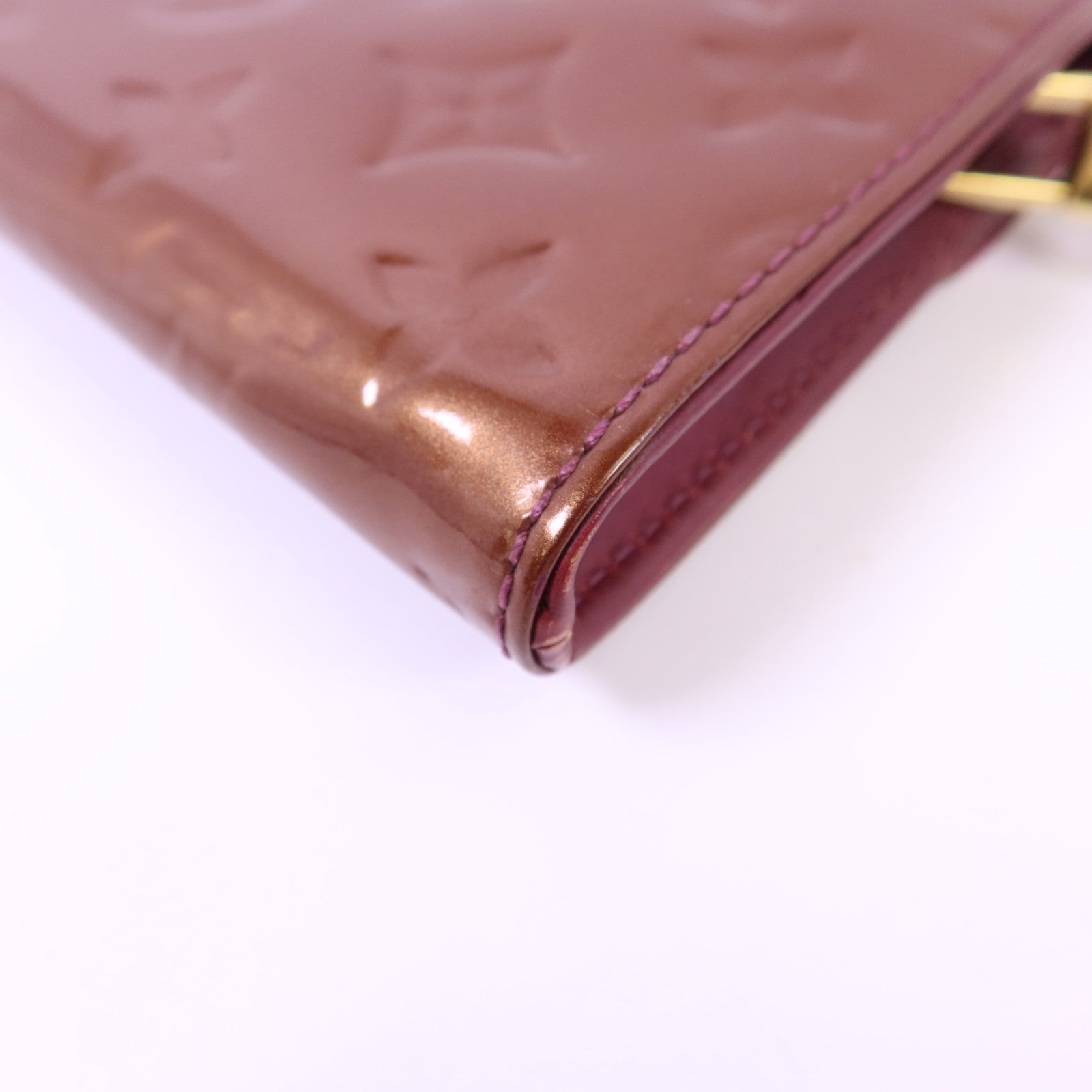 LOUIS VUITTON Vernis Sunset Boulevard金扣肩背袋