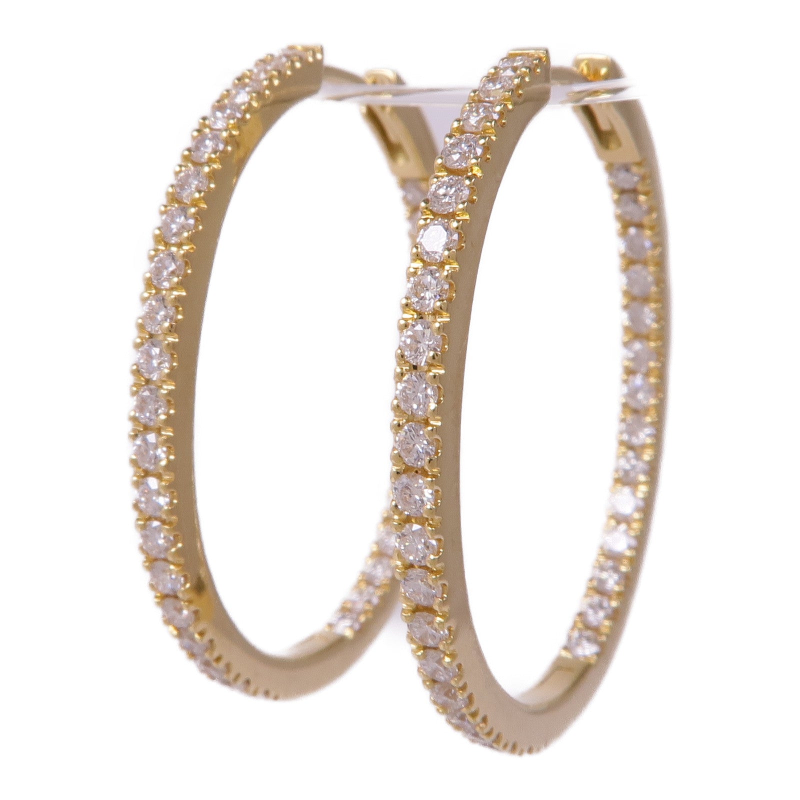 JEWELRY 18K黃金Diamond Earrings鑽石耳環