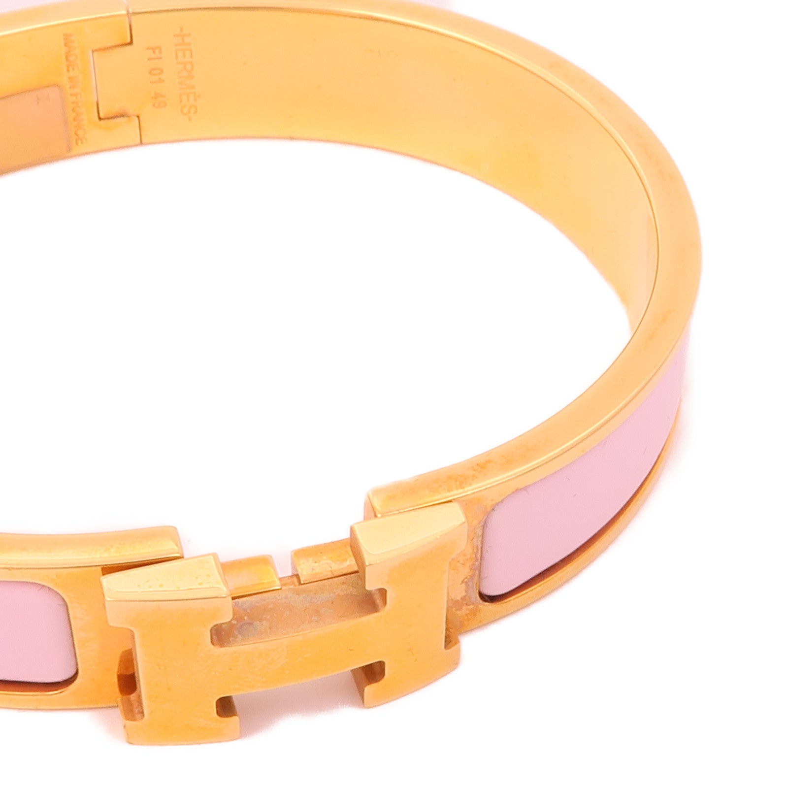 HERMES 金屬Clic H Bangle手鐲