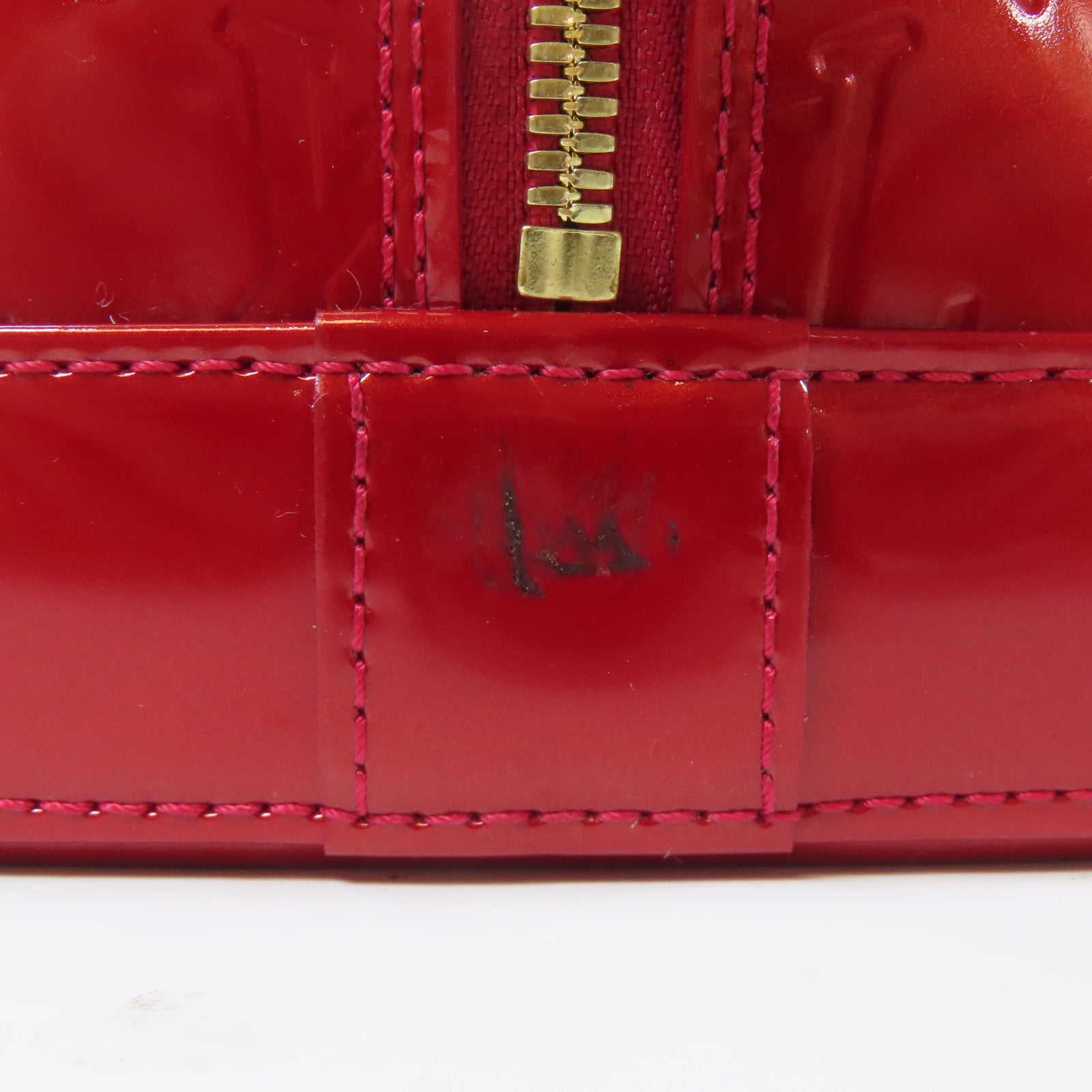 LOUIS VUITTON 【激減優惠】Venis Alma GM金扣手挽袋紅色