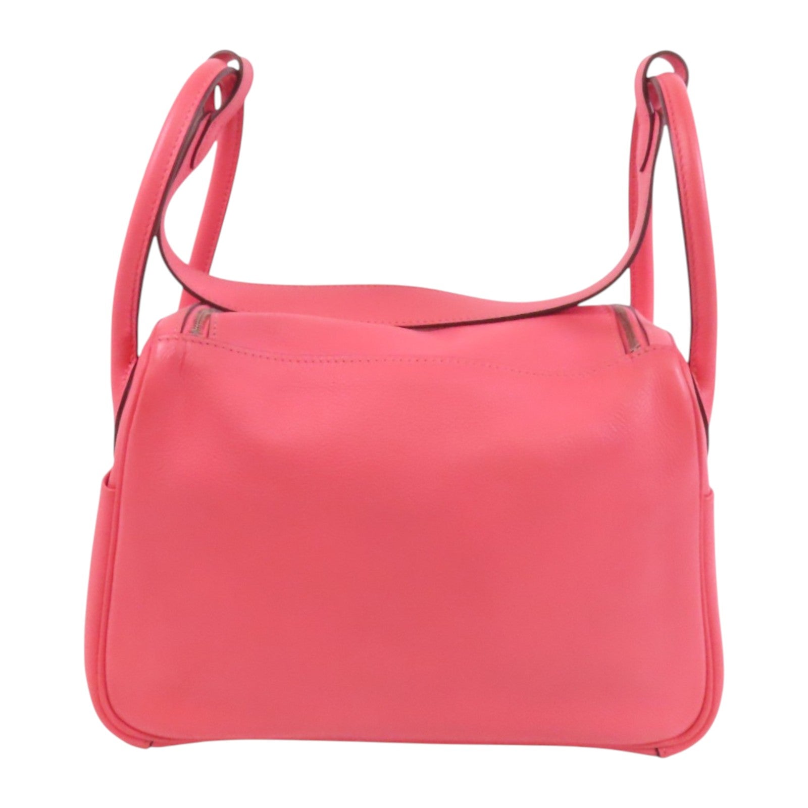 HERMES Evercolor皮革Lindy 26銀扣肩背袋