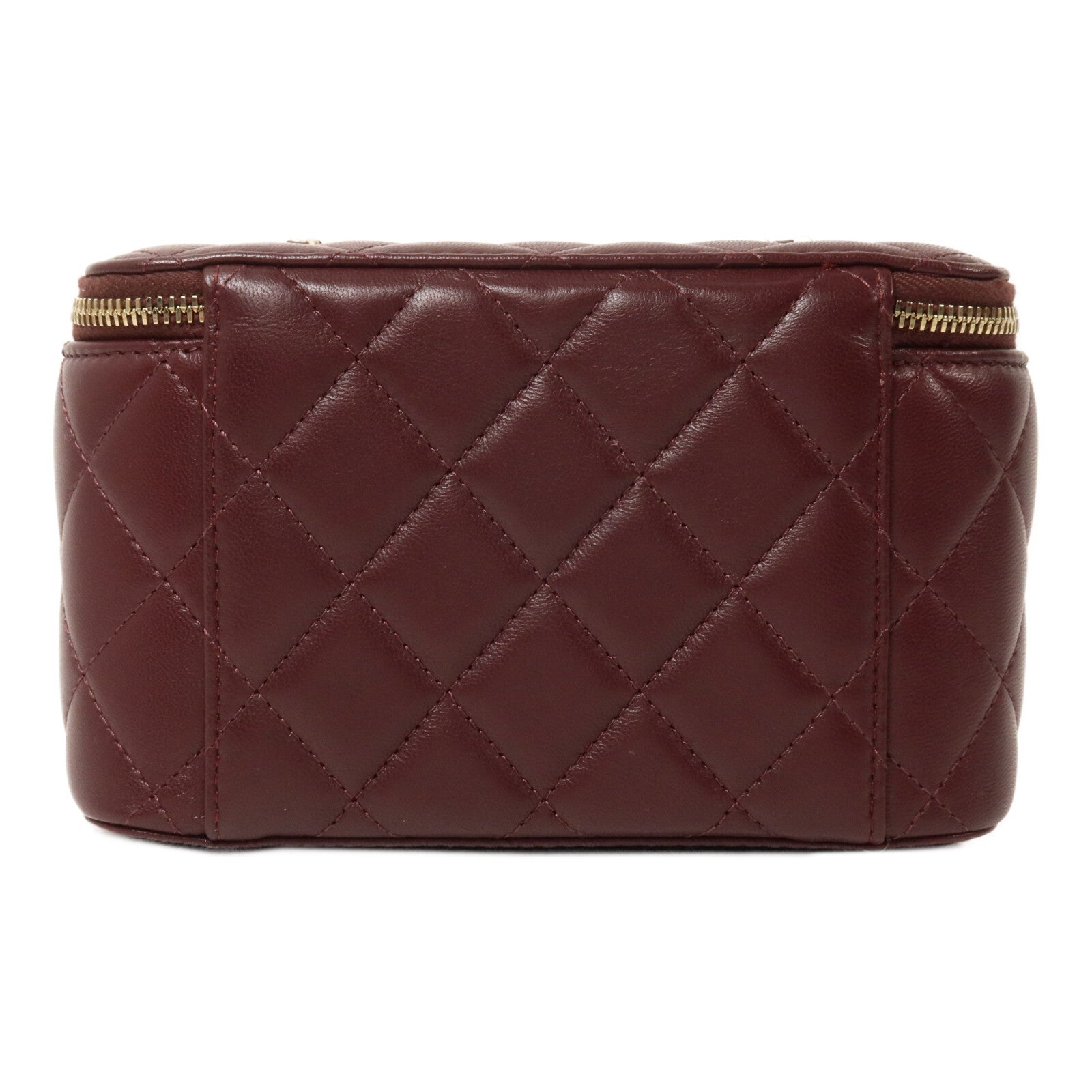 CHANEL 羊皮皮革Vanity Case鏈帶肩背袋