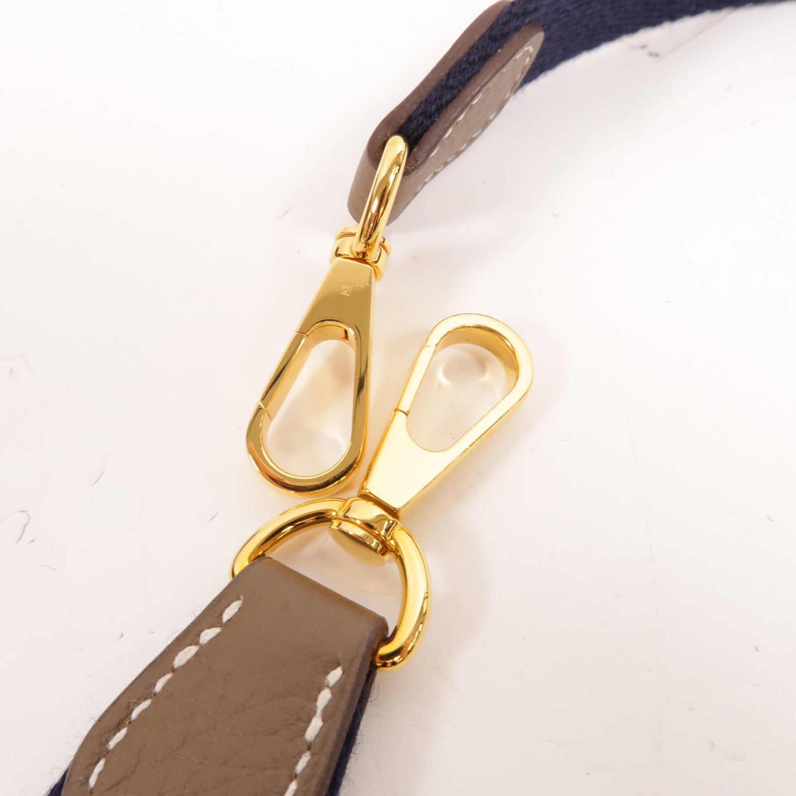 HERMES Clemence皮革Evelyne TPM肩背袋Etoupe