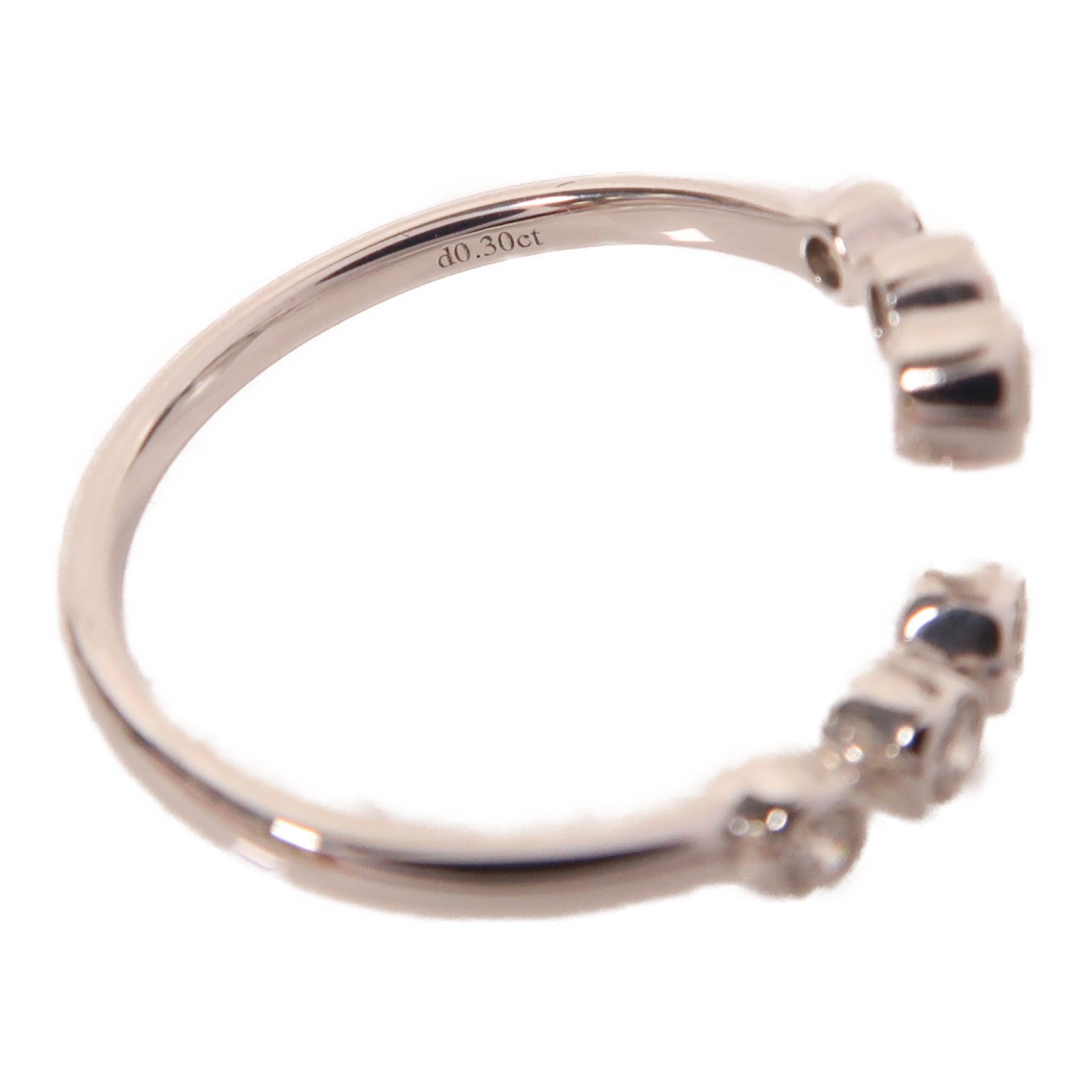 JEWELRY【激減優惠】 18K白金Diamond 2.2g 0.30ct鑽石戒指6.75