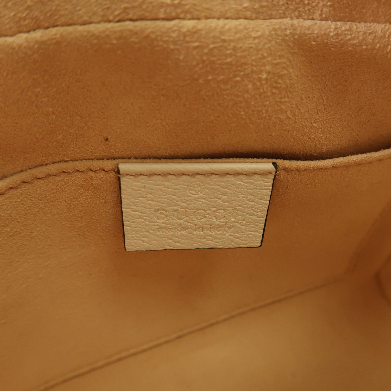 GUCCI 【激減優惠】牛皮皮革Ophidia Mini金扣肩背袋白色