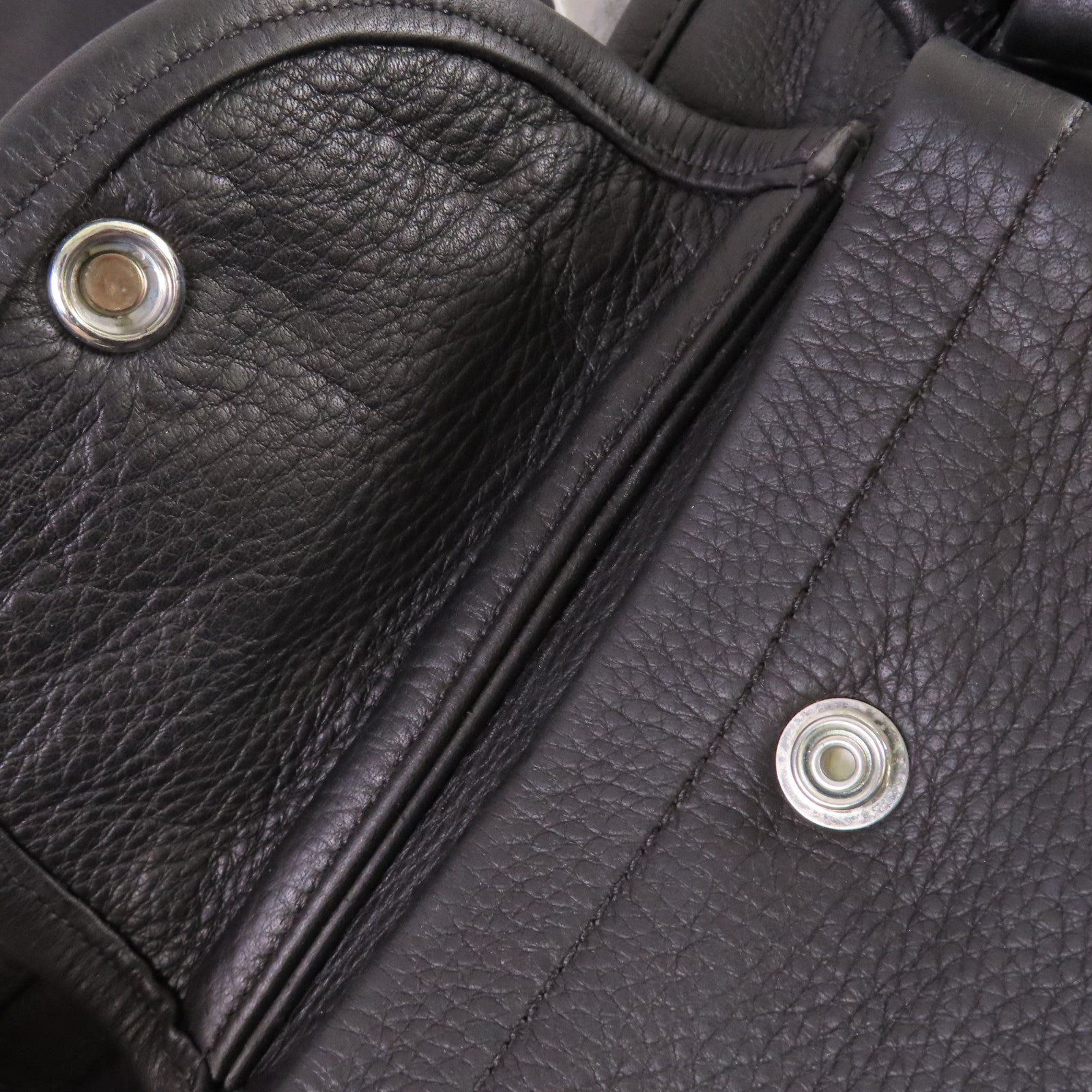 CHROME HEARTS 牛皮皮革Shoulder Bag銀扣肩背袋黑色