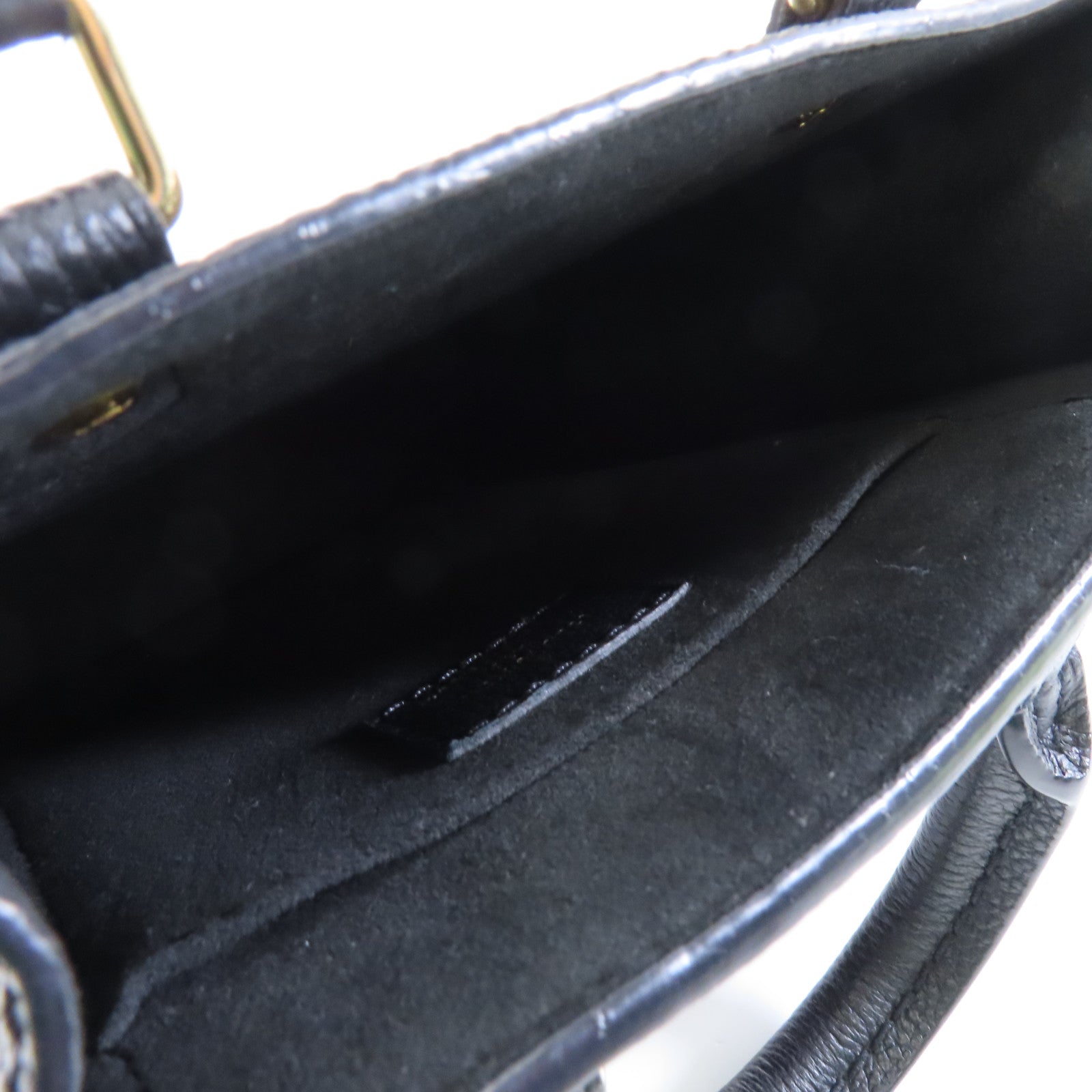 LOUIS VUITTON 【激減優惠】Monogram Empreinte Petit Sac Plat金扣手挽肩背兩用袋黑色