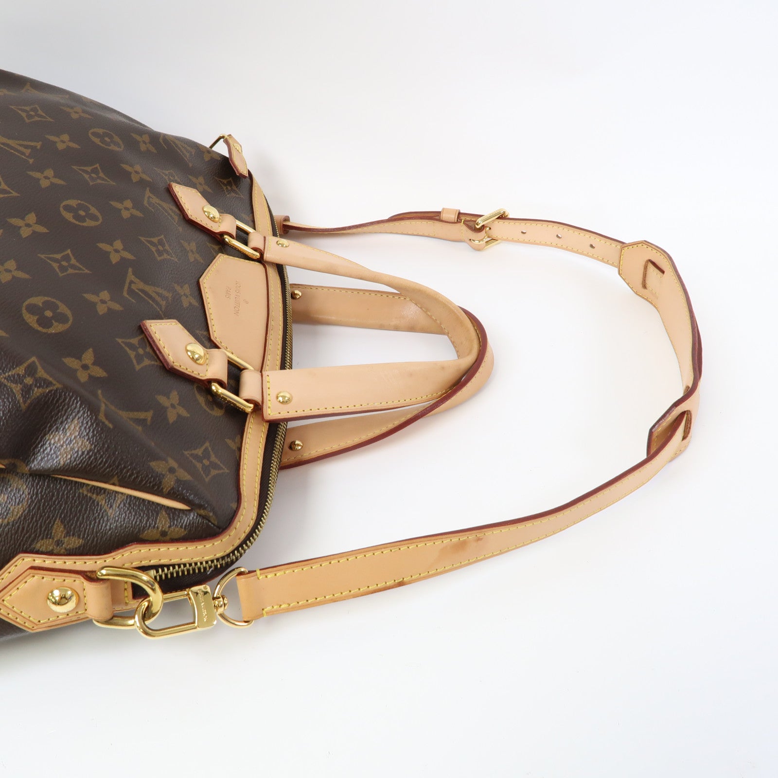 LOUIS VUITTON Monogram Retiro PM金扣手挽肩背兩用袋啡色