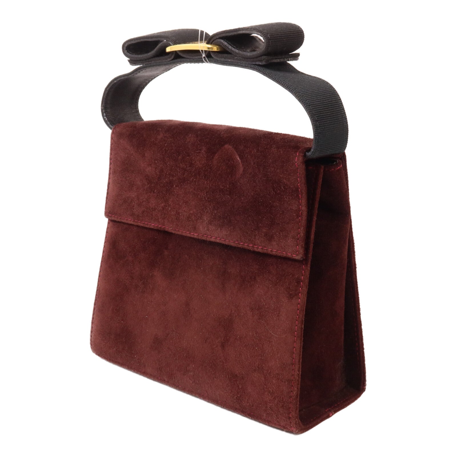 Salvatore Ferragamo 麂皮皮革Shoulder Bag手挽肩背兩用袋