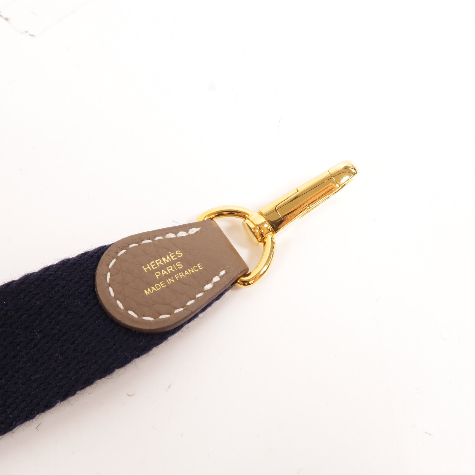HERMES Clemence皮革Evelyne TPM肩背袋Etoupe