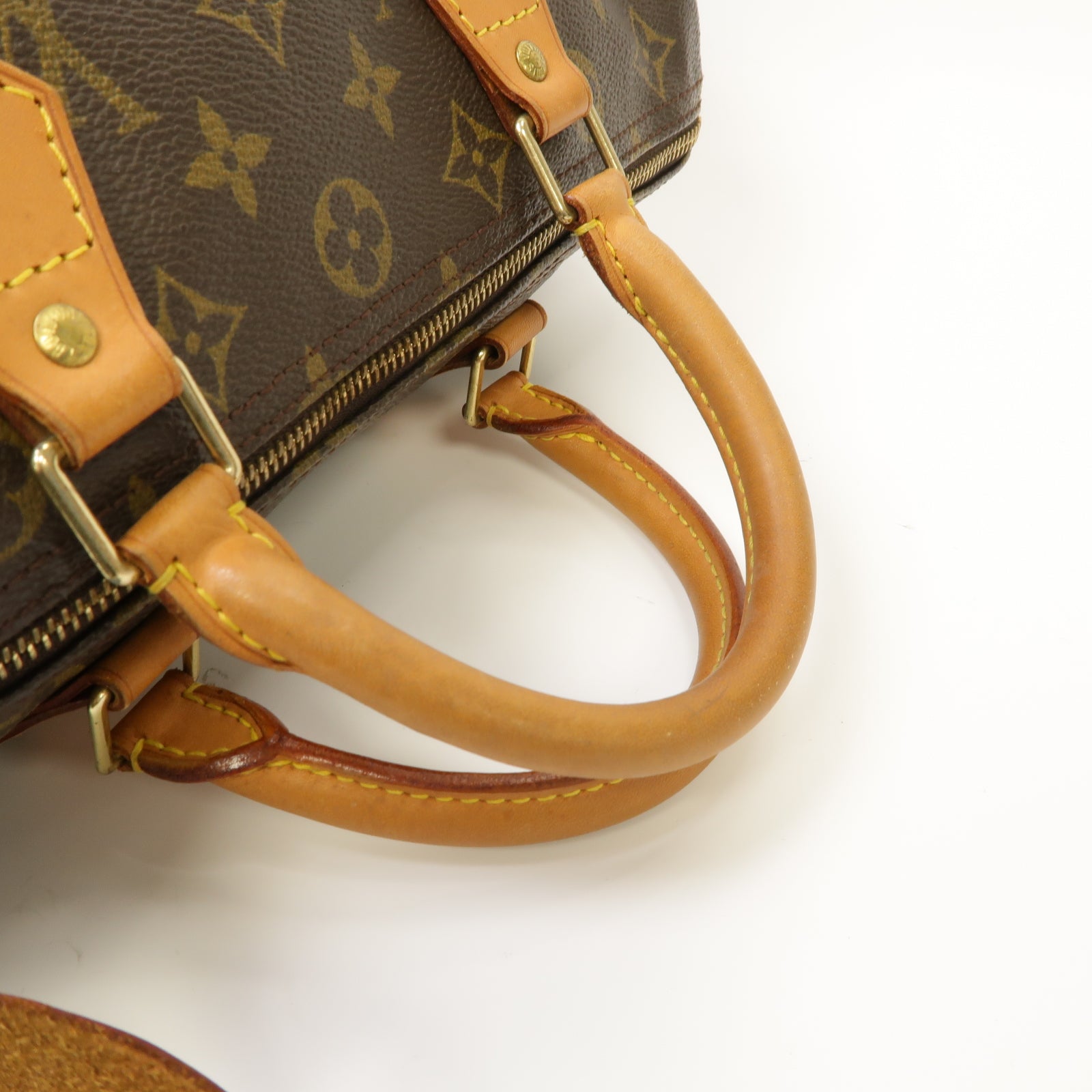 LOUIS VUITTON 【激減優惠】Monogram Speedy 30金扣手挽袋啡色