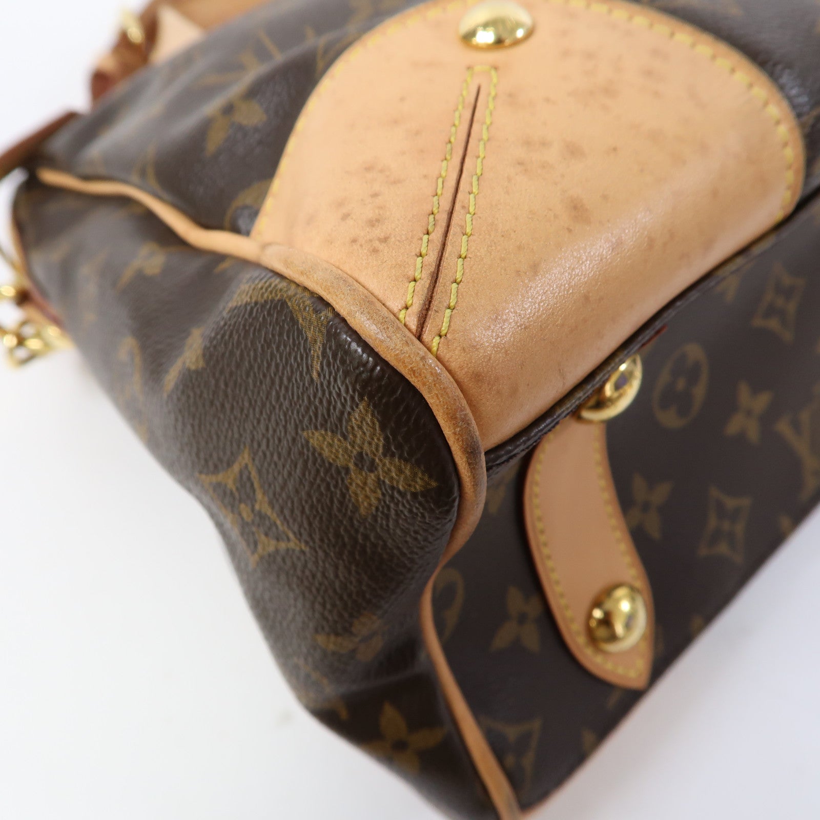 LOUIS VUITTON Monogram Retiro PM金扣手挽肩背兩用袋啡色