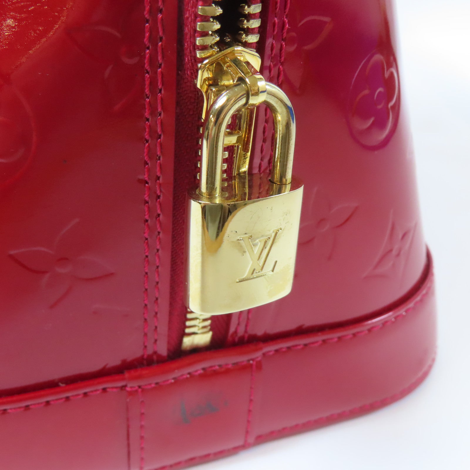 LOUIS VUITTON 【激減優惠】Venis Alma GM金扣手挽袋紅色
