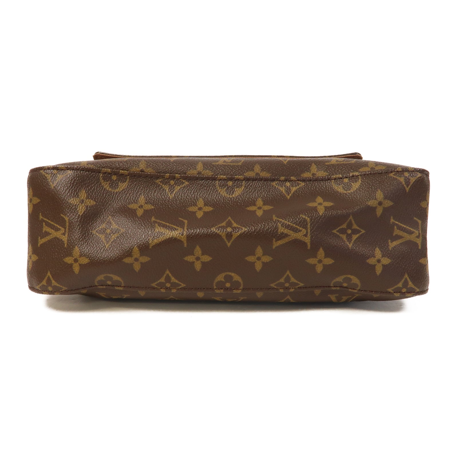 LOUIS VUITTON Monogram Mini Looping金扣肩背袋啡色
