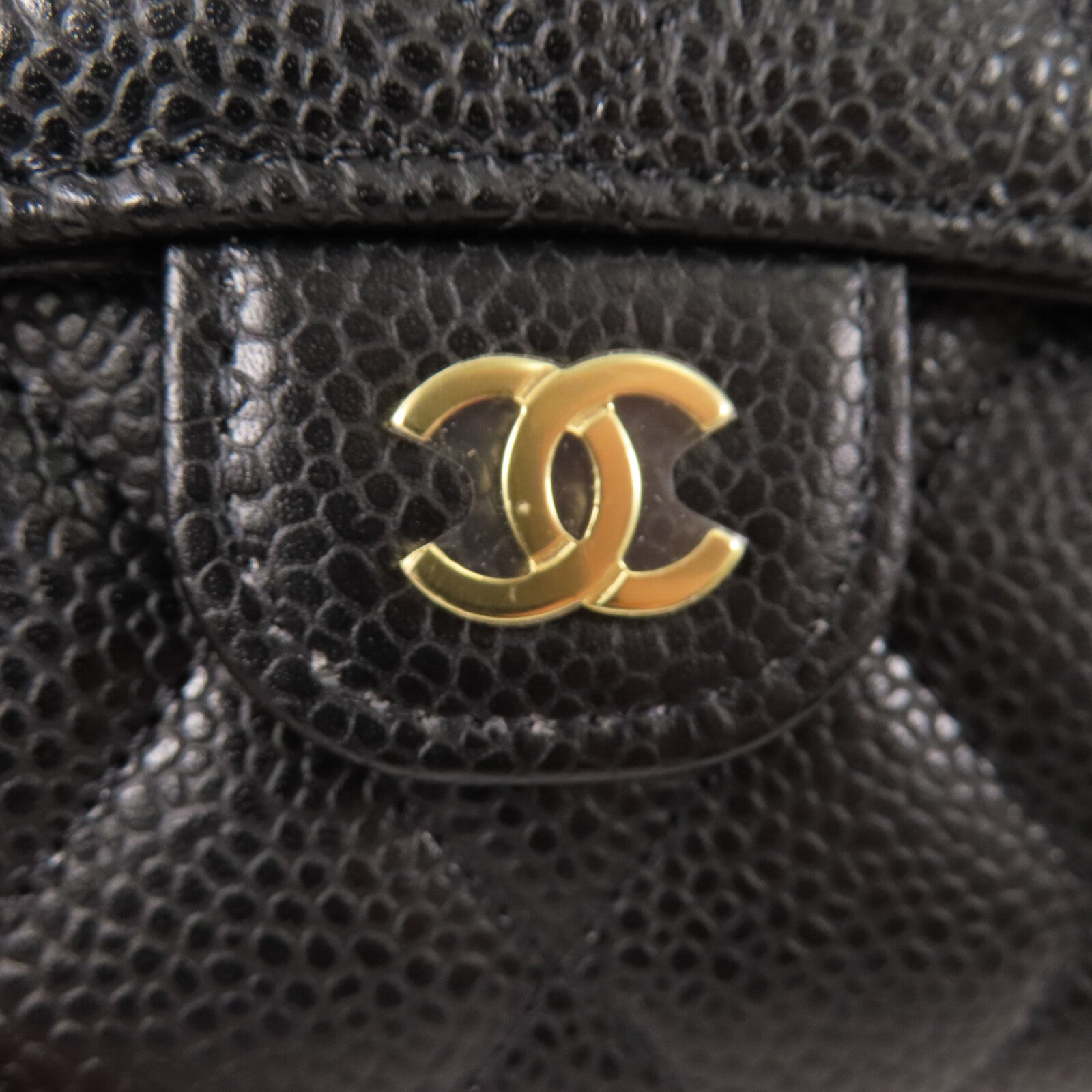 CHANEL 牛皮皮革Classic Wallet金扣短錢包