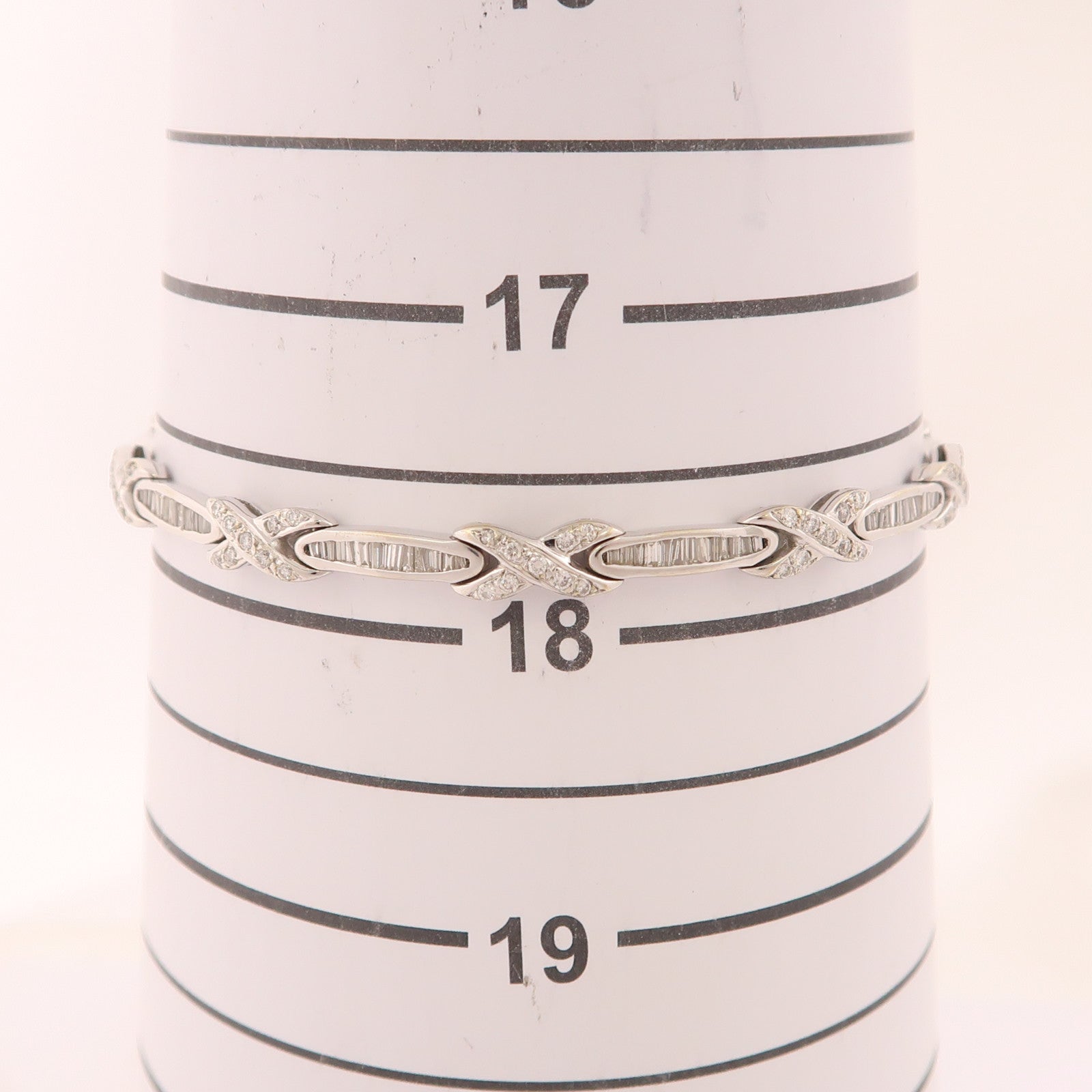JEWELRY 18K白金Diamond Bracelet鑽石手鏈