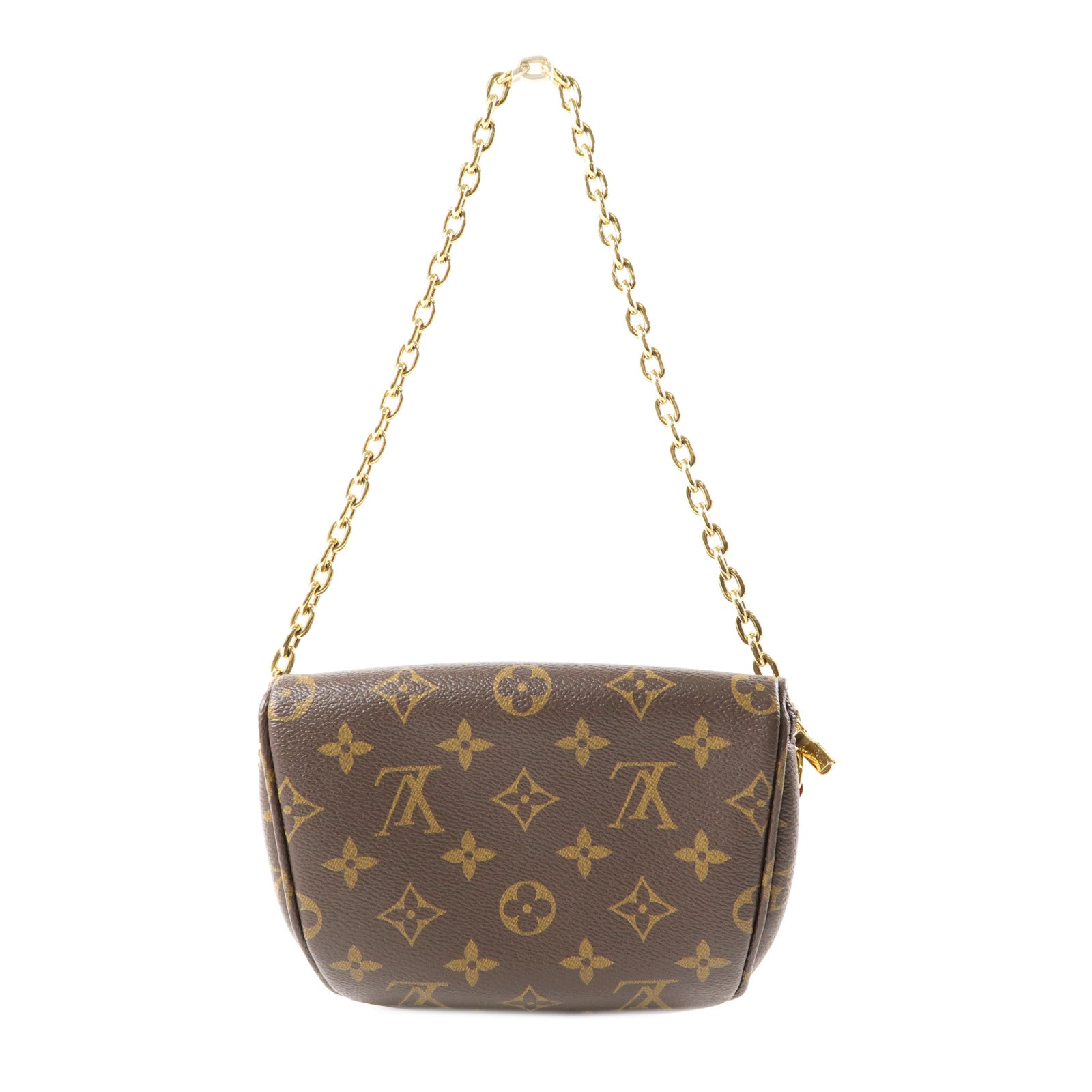 LOUIS VUITTON Monogram Mini Bumbag金扣手挽肩背兩用袋棕色