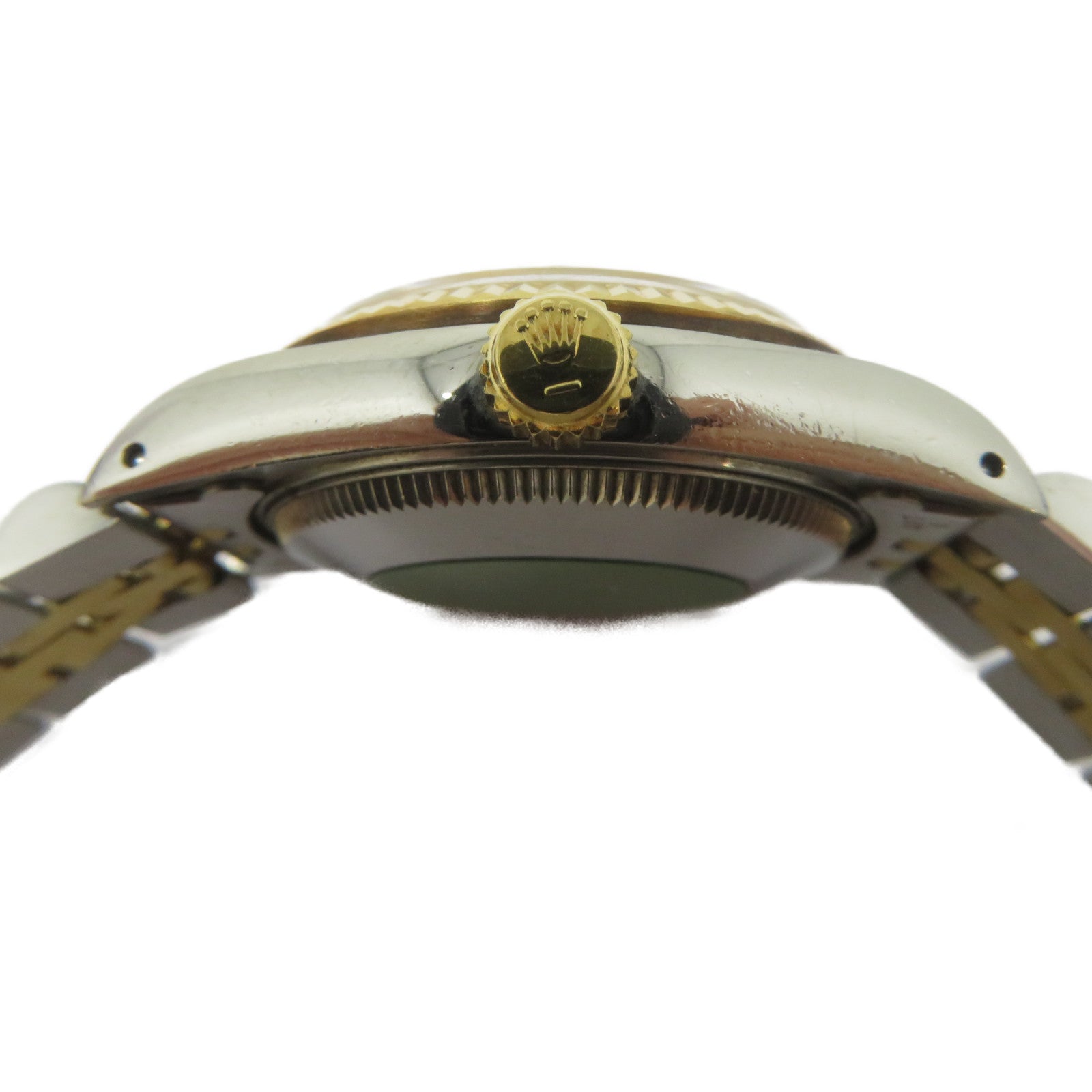 ROLEX Datejust (1993) 18K黃金/不鏽鋼手錶自動機芯金色