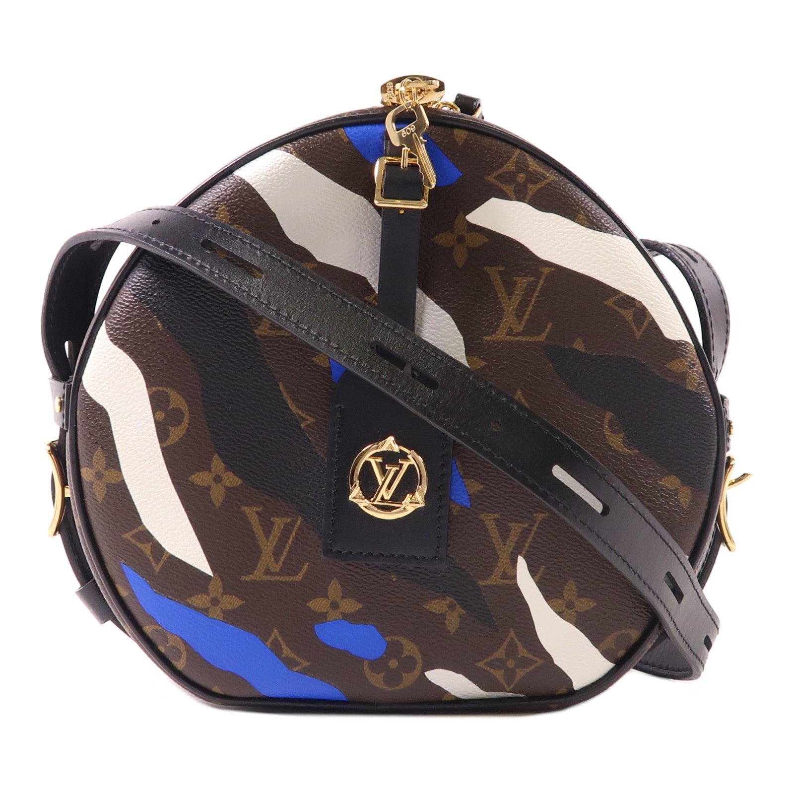 LOUIS VUITTON LV GHW Boite Chapeau Souple MM Shoulder Bag M45095 Monogram Brown