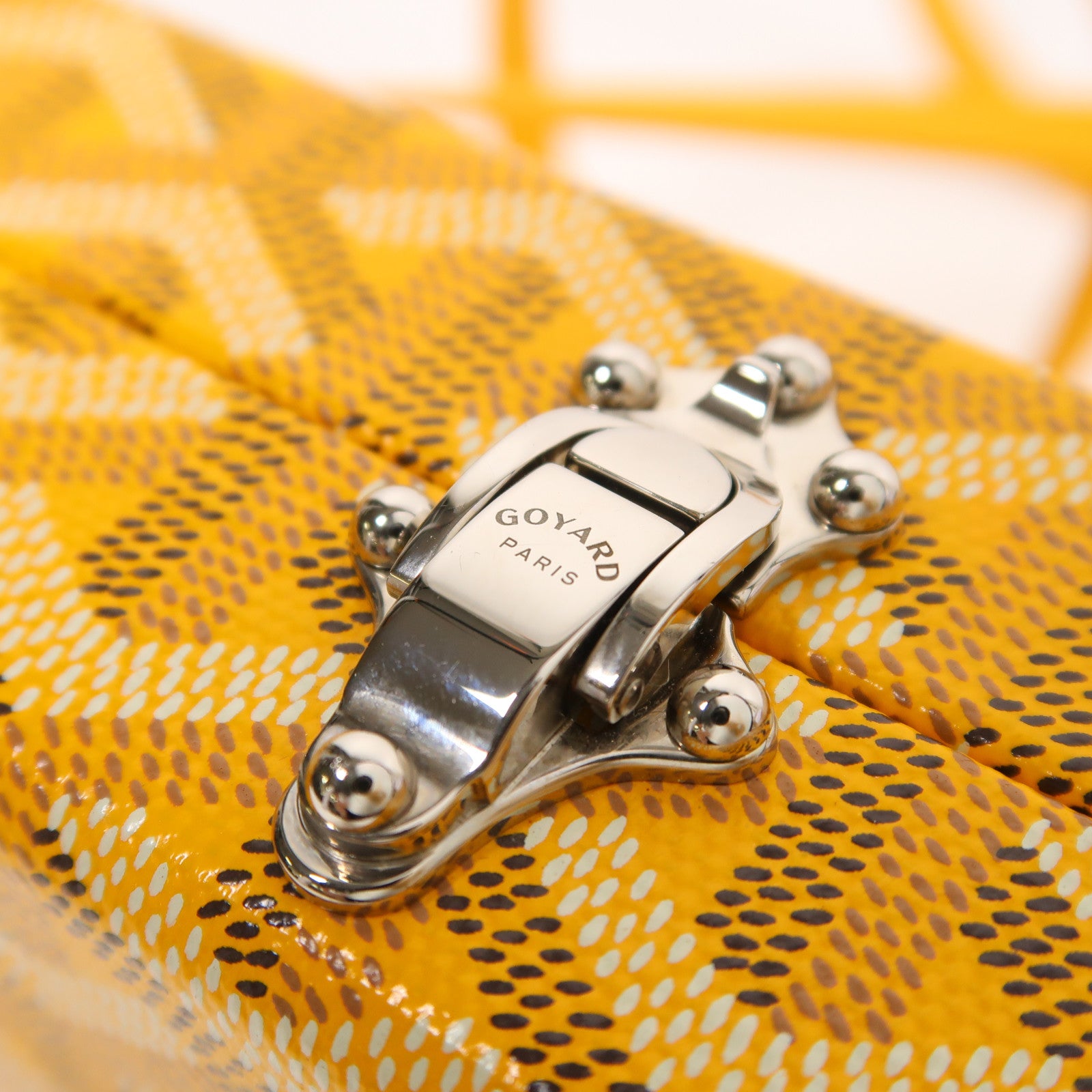 GOYARD 【激減優惠】塗層帆布Minaudiere Trunk Bag銀扣肩背袋