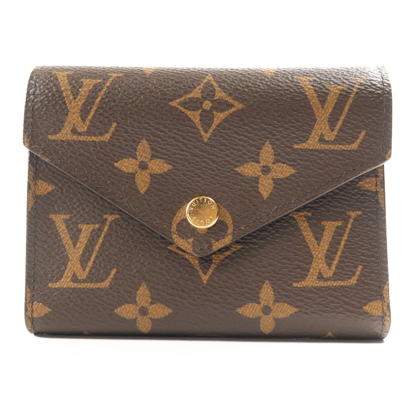 LOUIS VUITTON Monogram Portefeuille Victorine金扣錢包