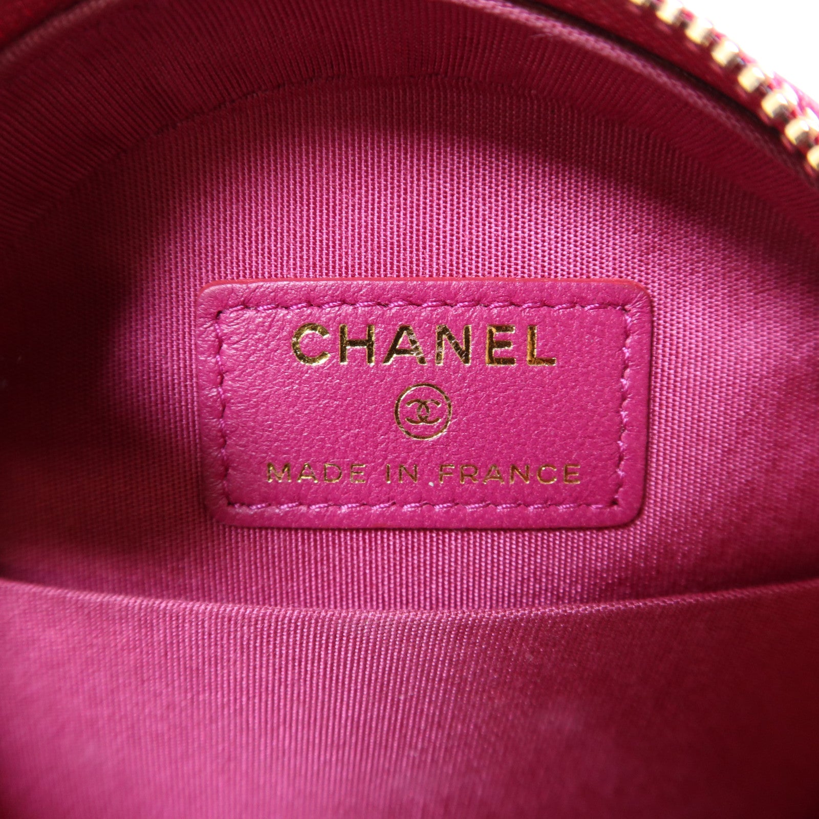 CHANEL 羊毛/牛皮皮革Chain Shoulder Bag金扣鏈帶肩背袋