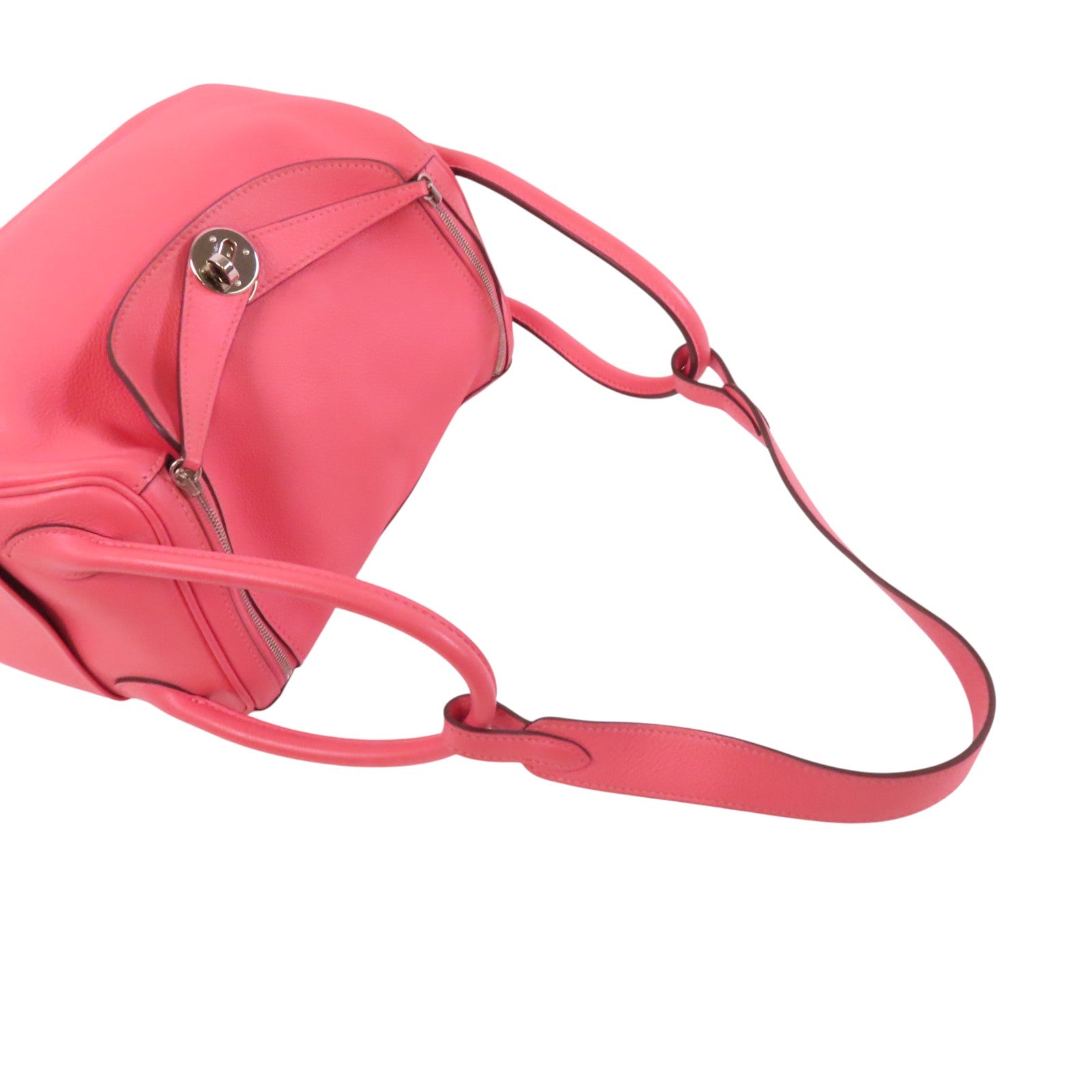 HERMES Evercolor皮革Lindy 26銀扣肩背袋