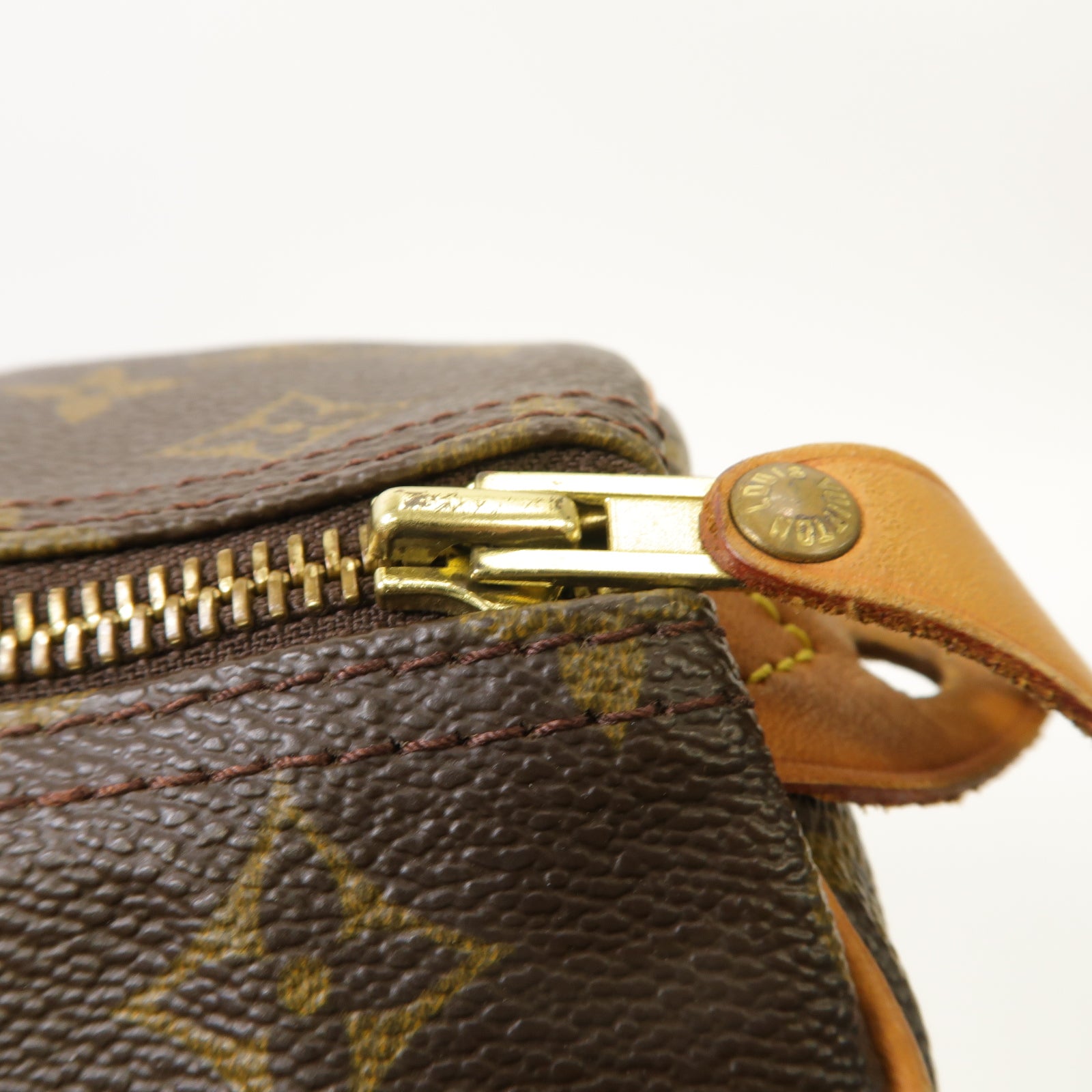 LOUIS VUITTON 【激減優惠】Monogram Speedy 30金扣手挽袋啡色