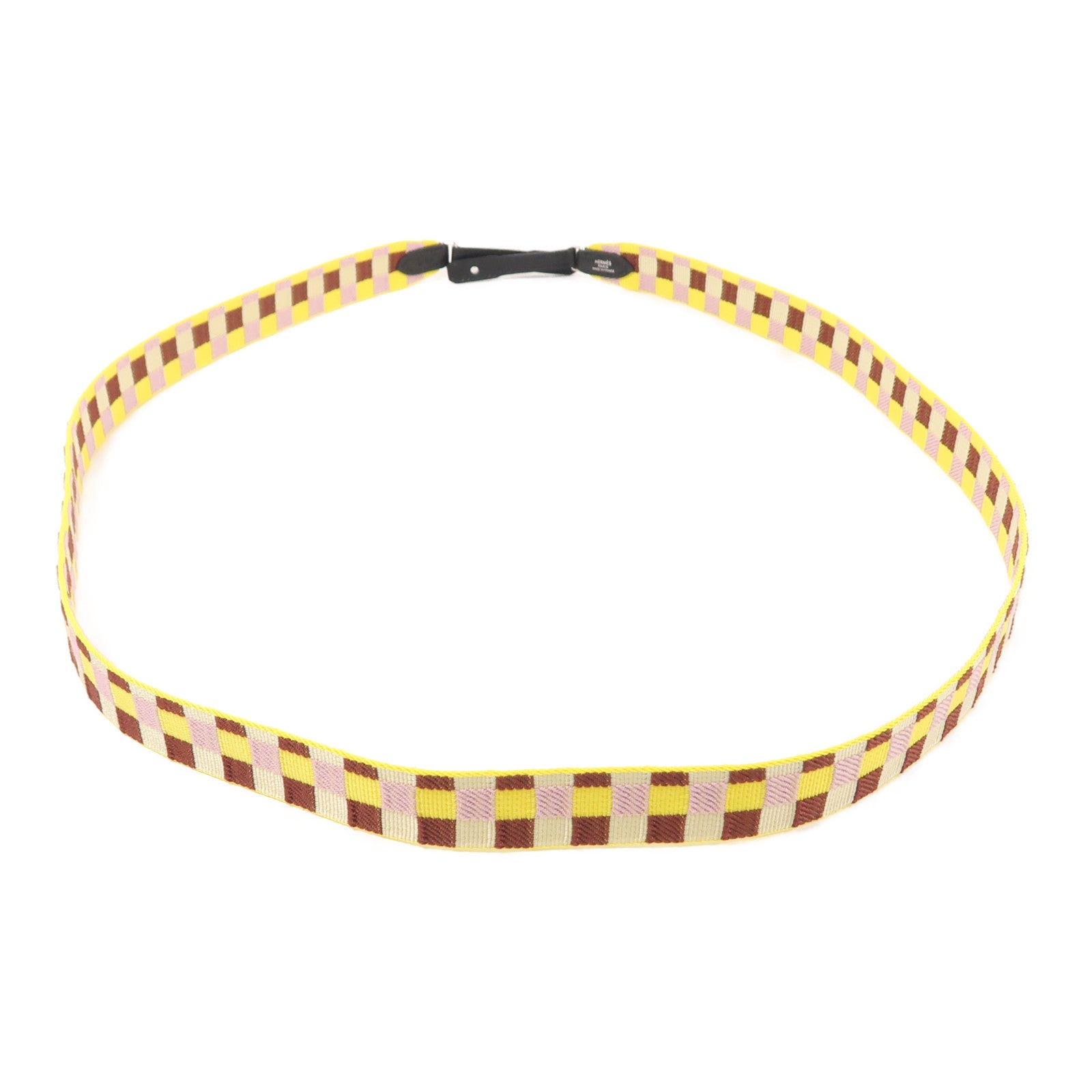 HERMES 帆布Shoulder Strap銀扣肩背帶