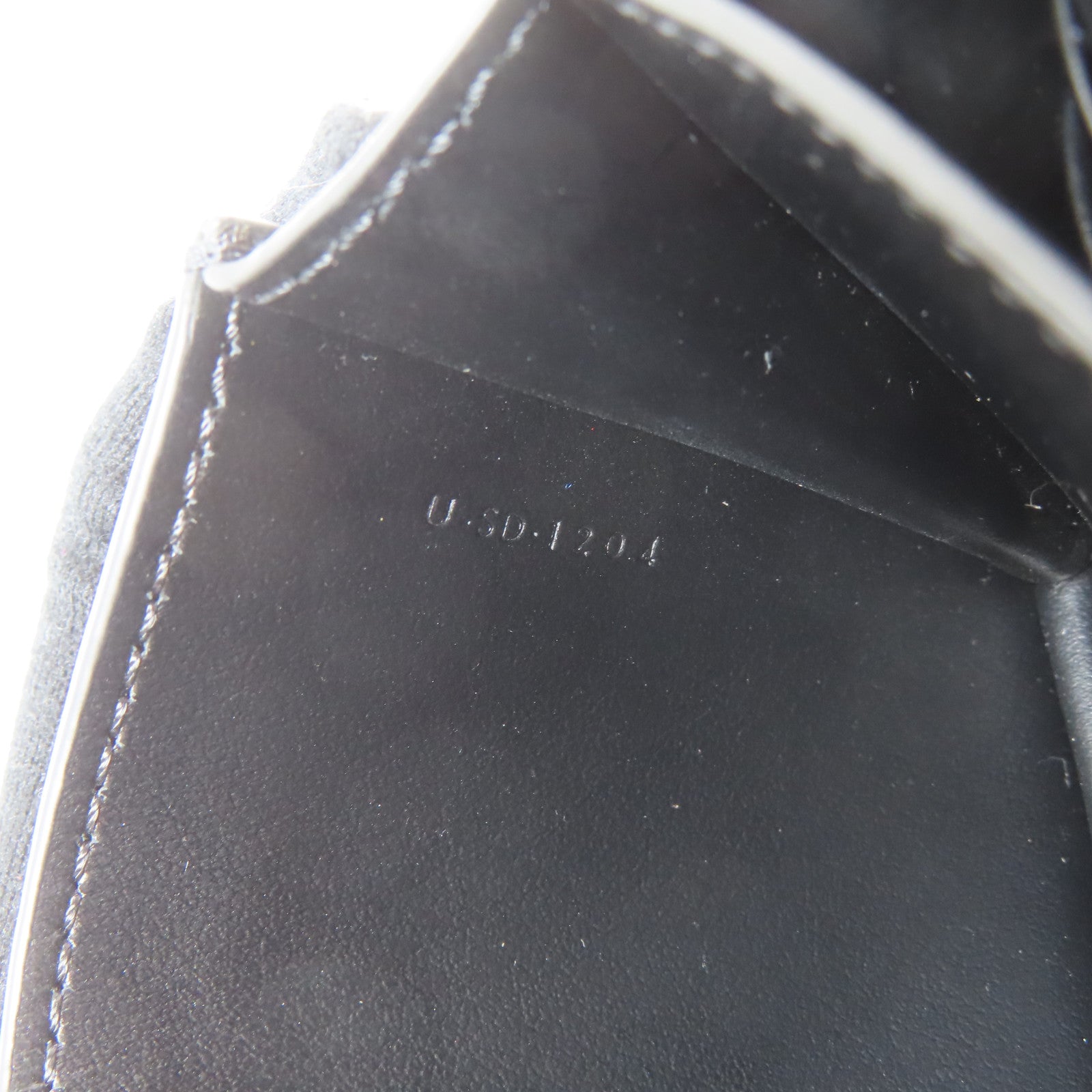 CELINE 牛皮皮革Triomphe Card Case金扣卡片套黑色