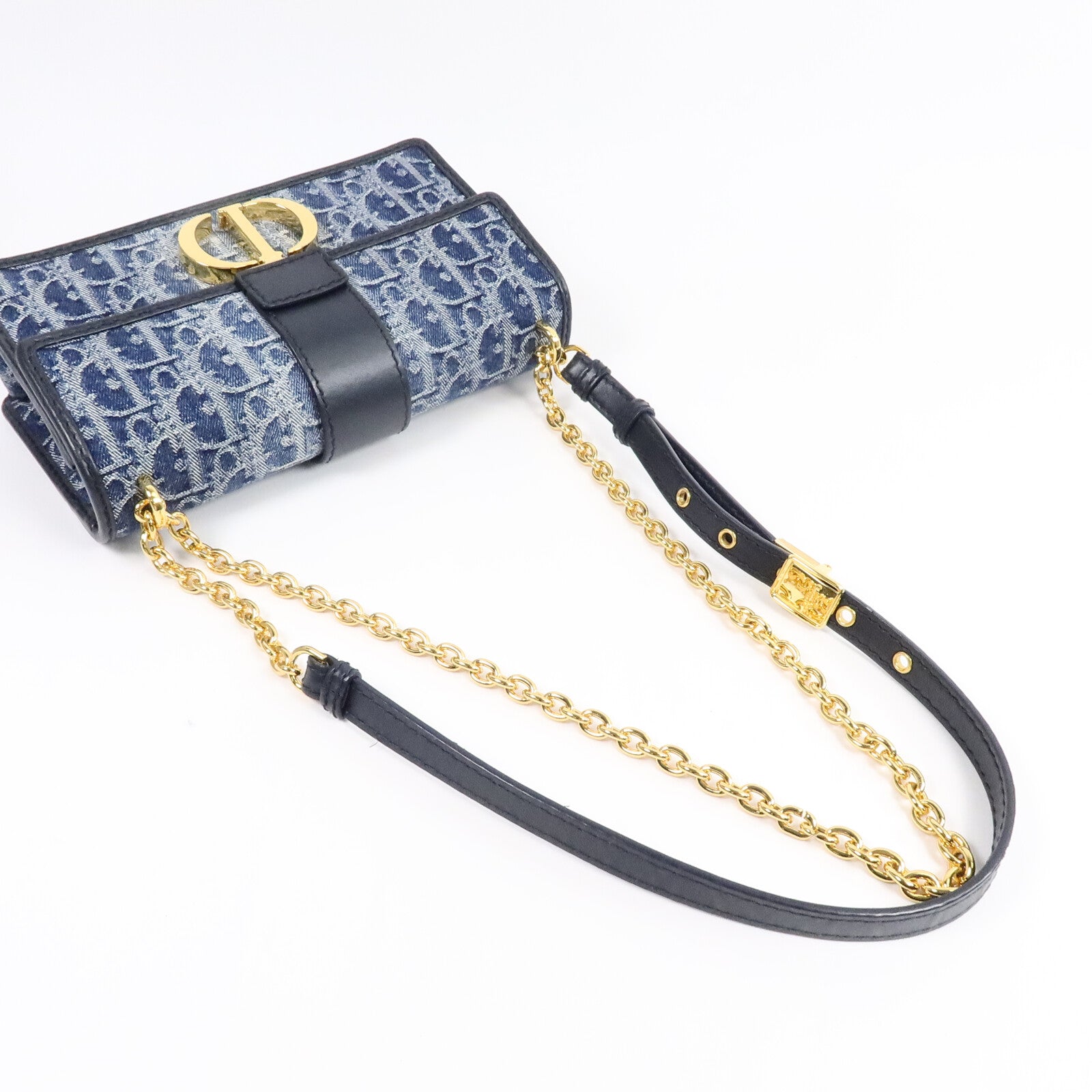 Dior 帆布30 Montaigne East-West Bag with Chain鏈帶肩背袋