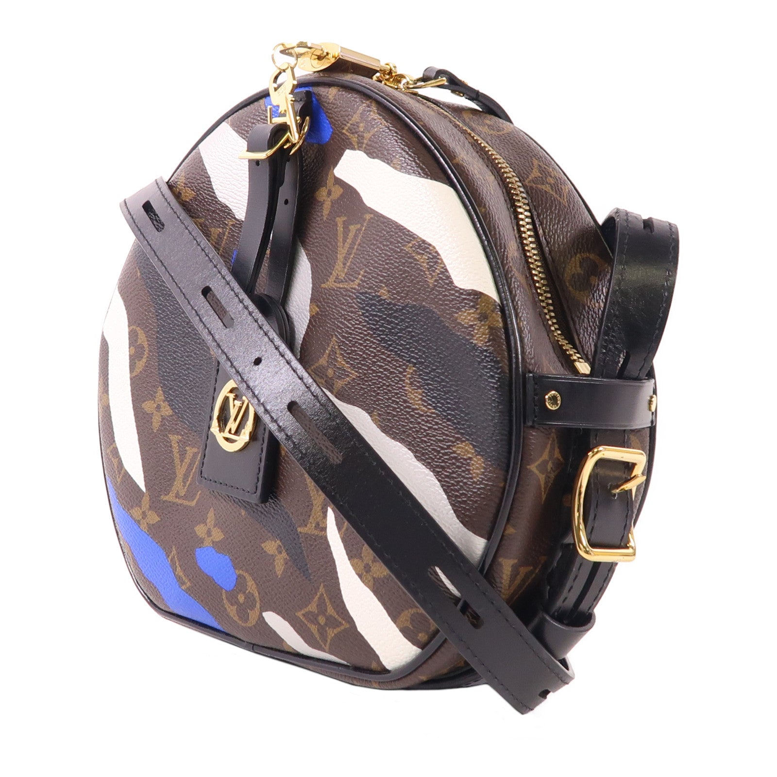 LOUIS VUITTON LV GHW Boite Chapeau Souple MM Shoulder Bag M45095 Monogram Brown