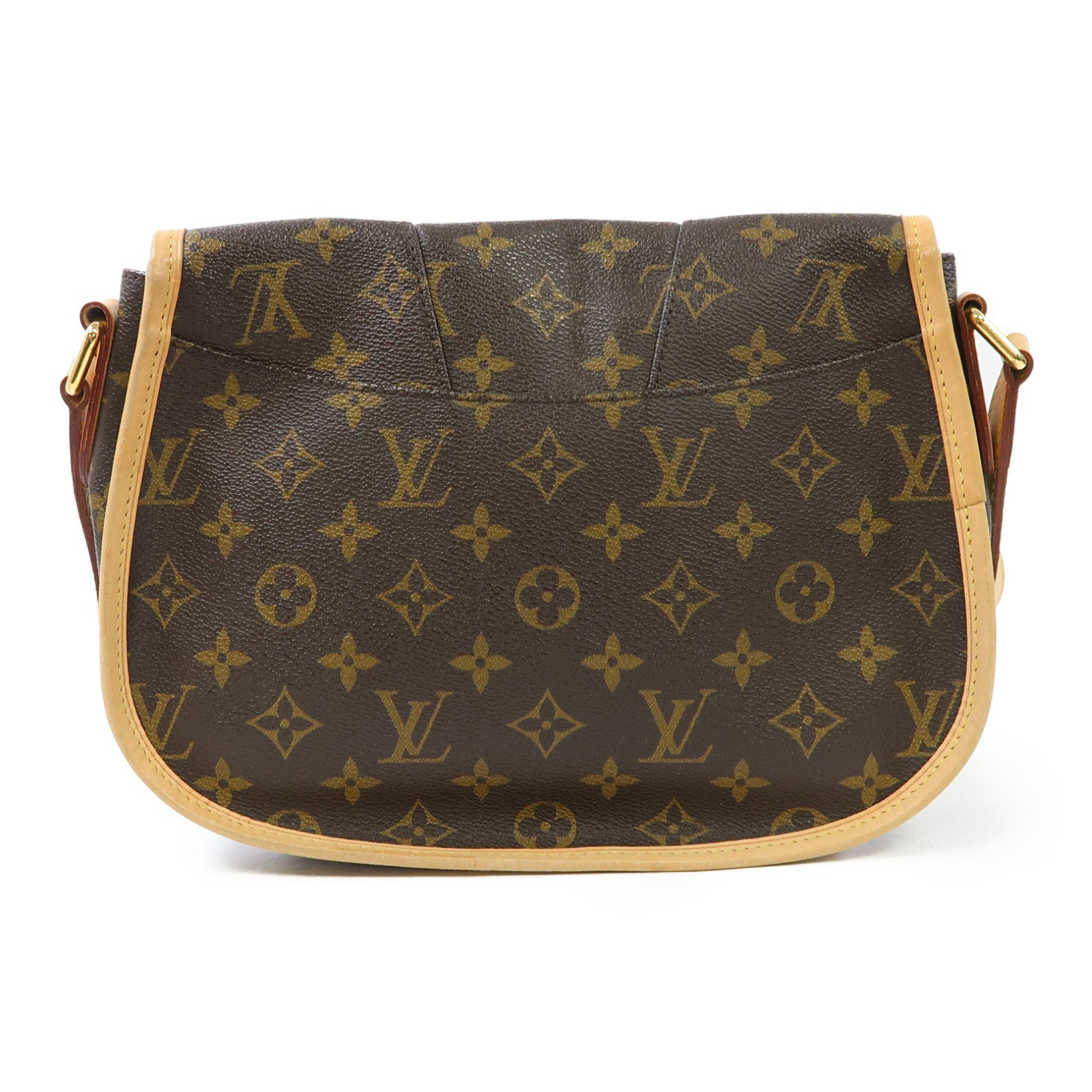 LOUIS VUITTON Monogram Menilmontant PM金扣肩背袋啡色