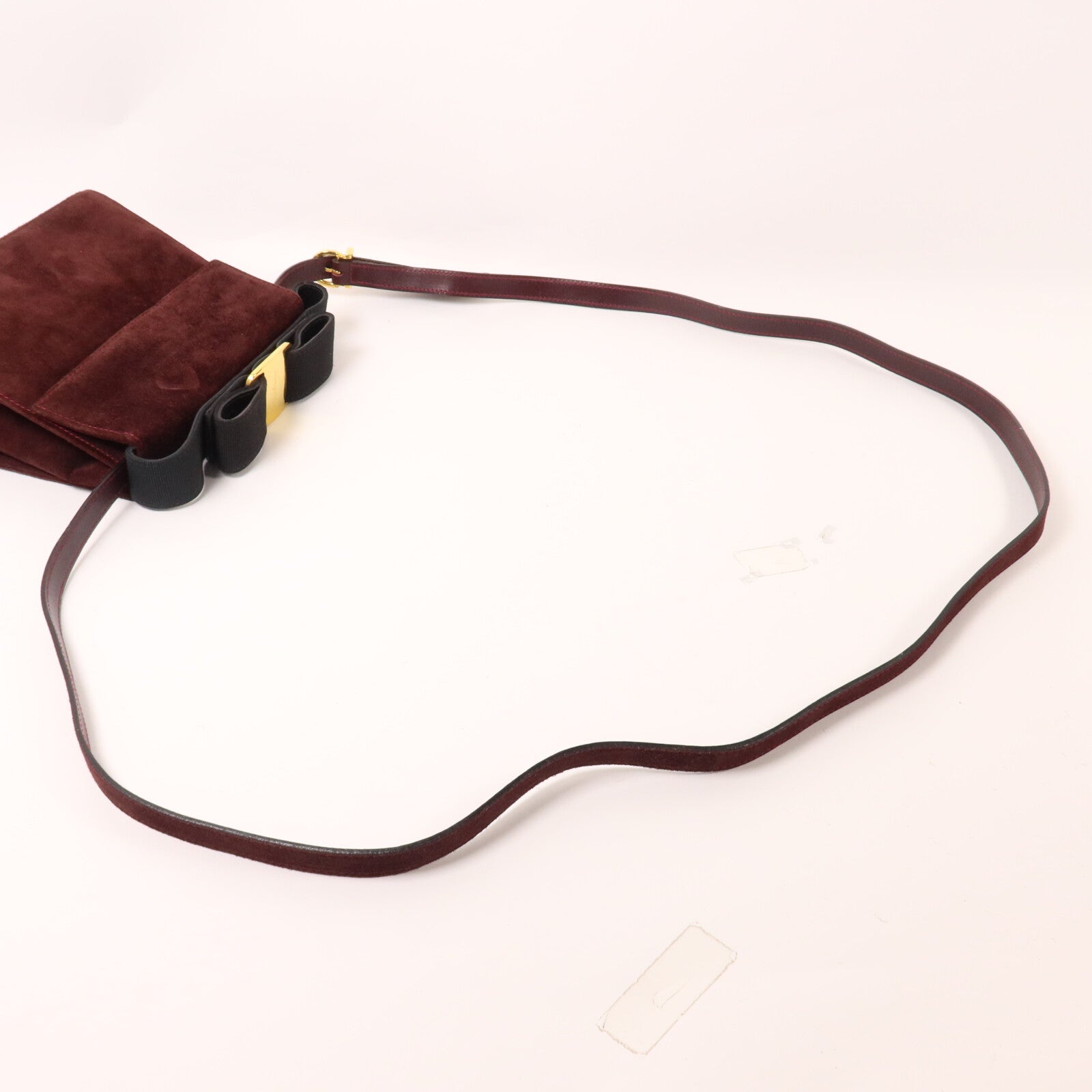 Salvatore Ferragamo 麂皮皮革Shoulder Bag手挽肩背兩用袋