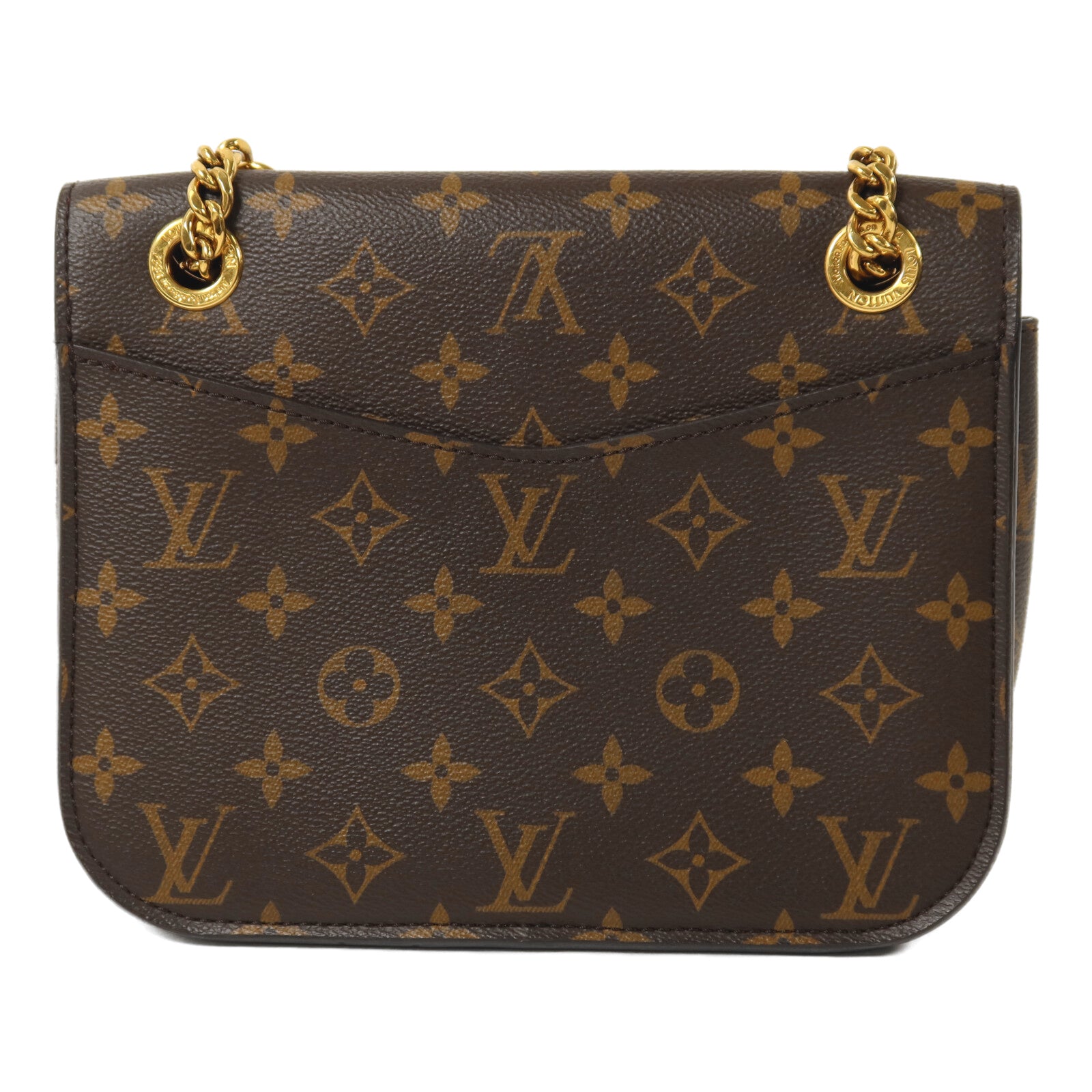 LOUIS VUITTON Monogram Passy鏈帶肩背袋