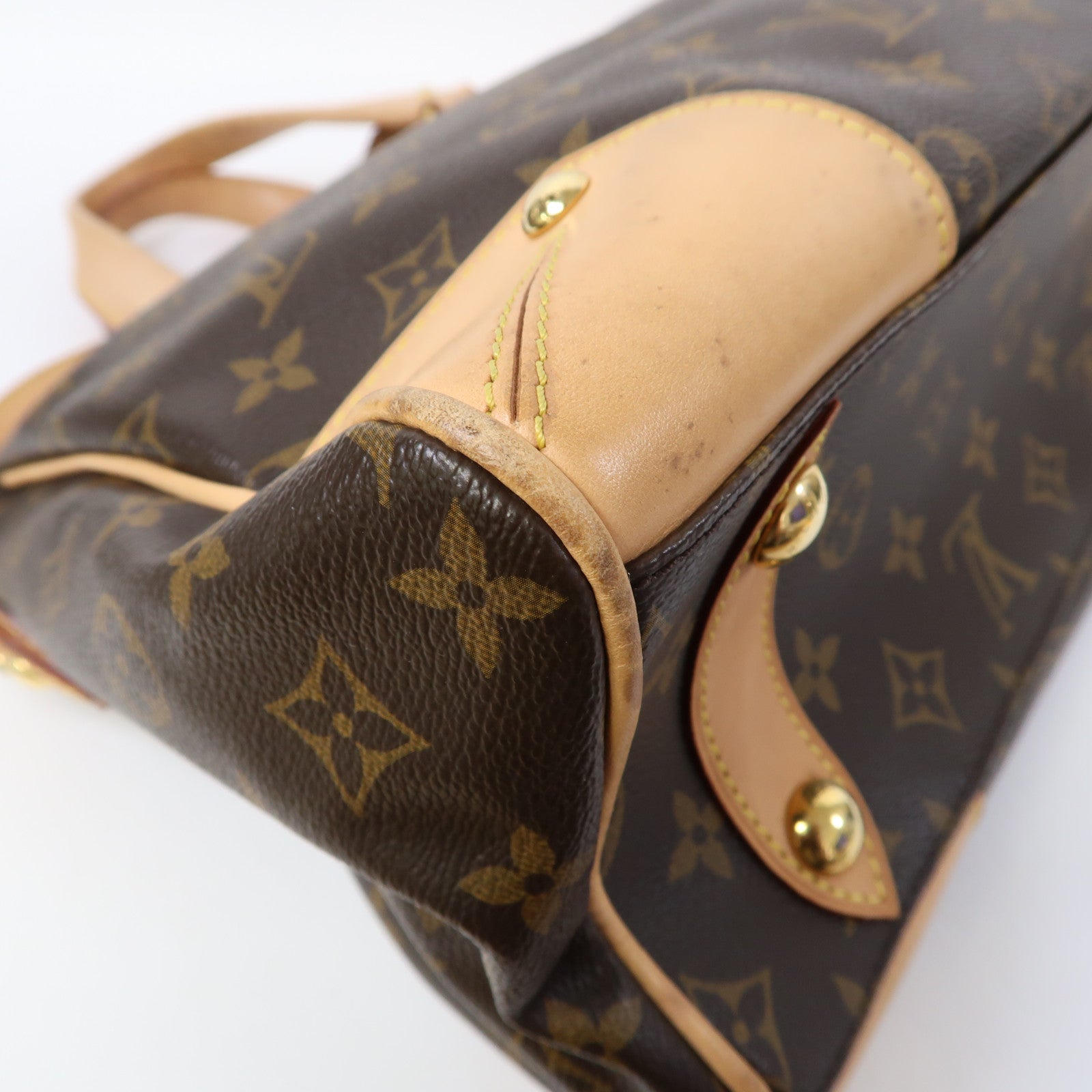 LOUIS VUITTON Monogram Retiro PM金扣手挽肩背兩用袋啡色