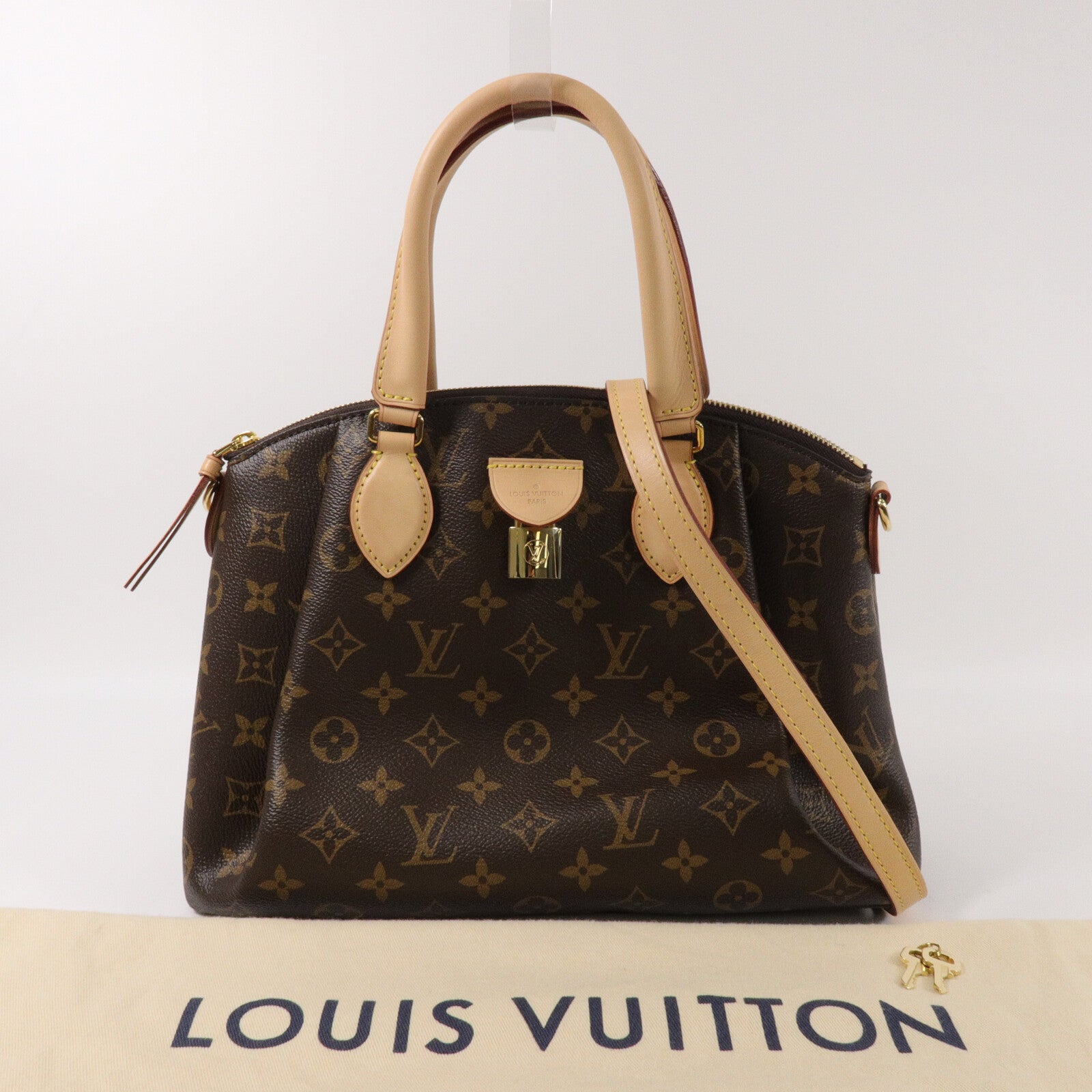 LOUIS VUITTON Monogram Rivoli Nv PM手挽肩背兩用袋