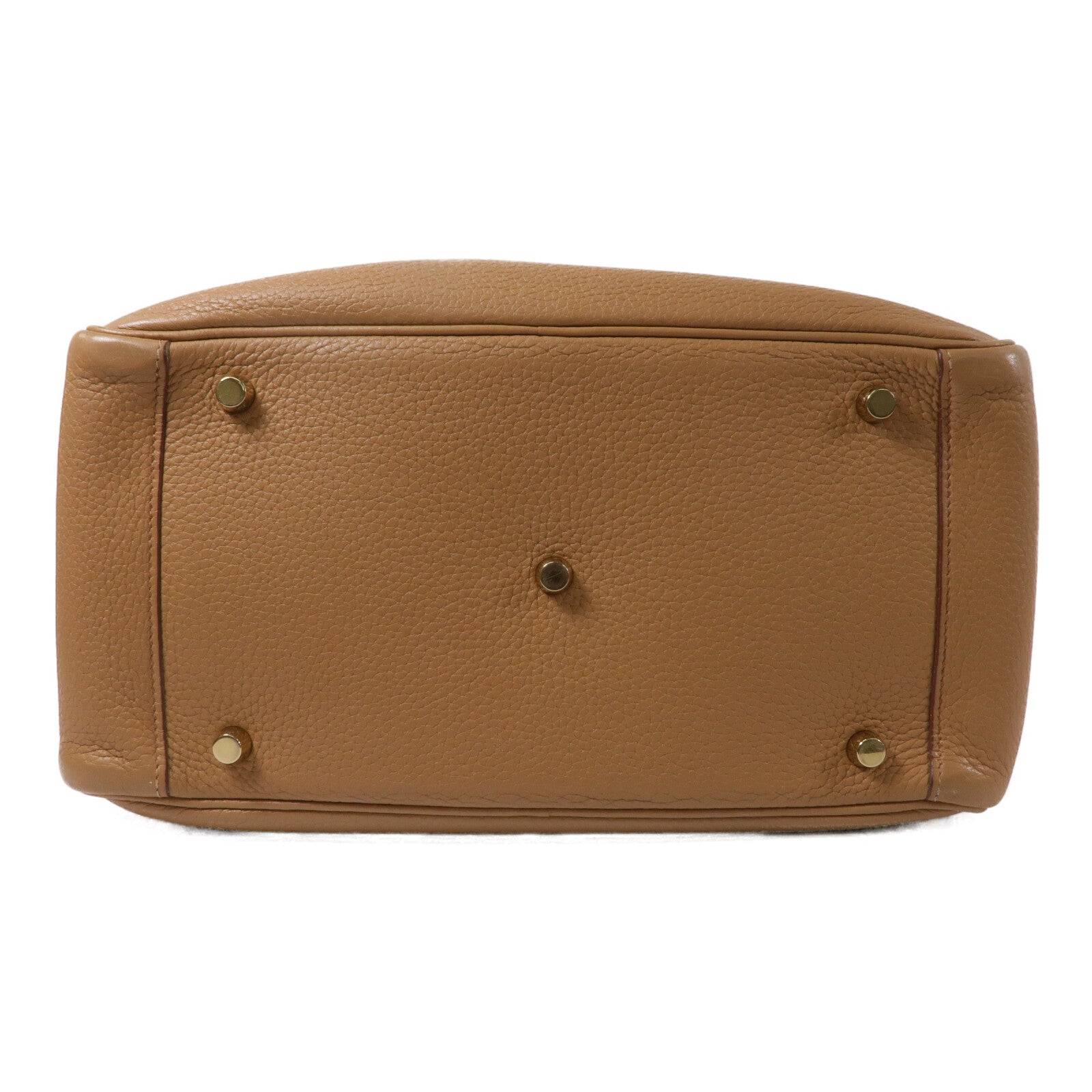 HERMES Clemence皮革Lindy 30手挽肩背兩用袋Naturel Sable