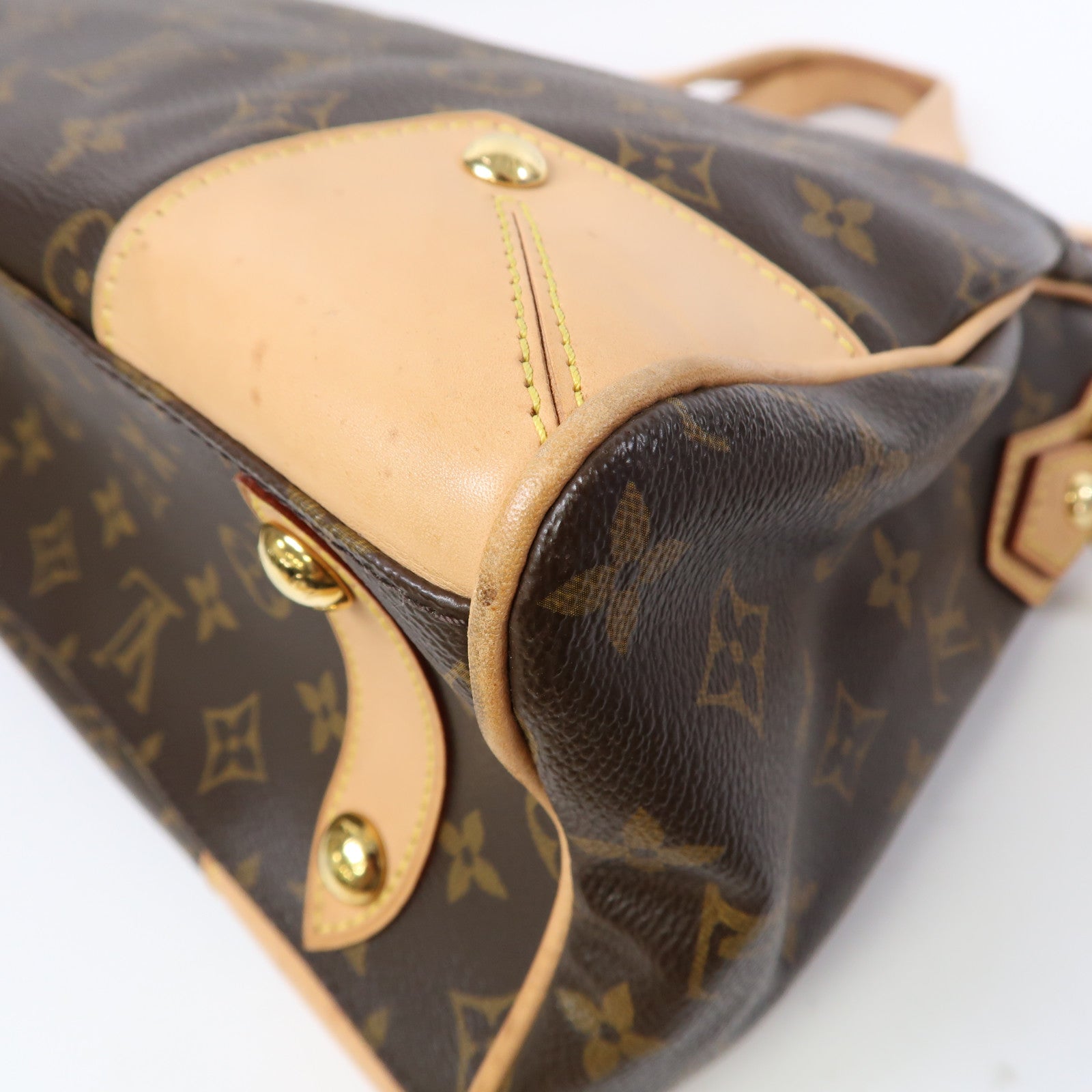 LOUIS VUITTON Monogram Retiro PM金扣手挽肩背兩用袋啡色