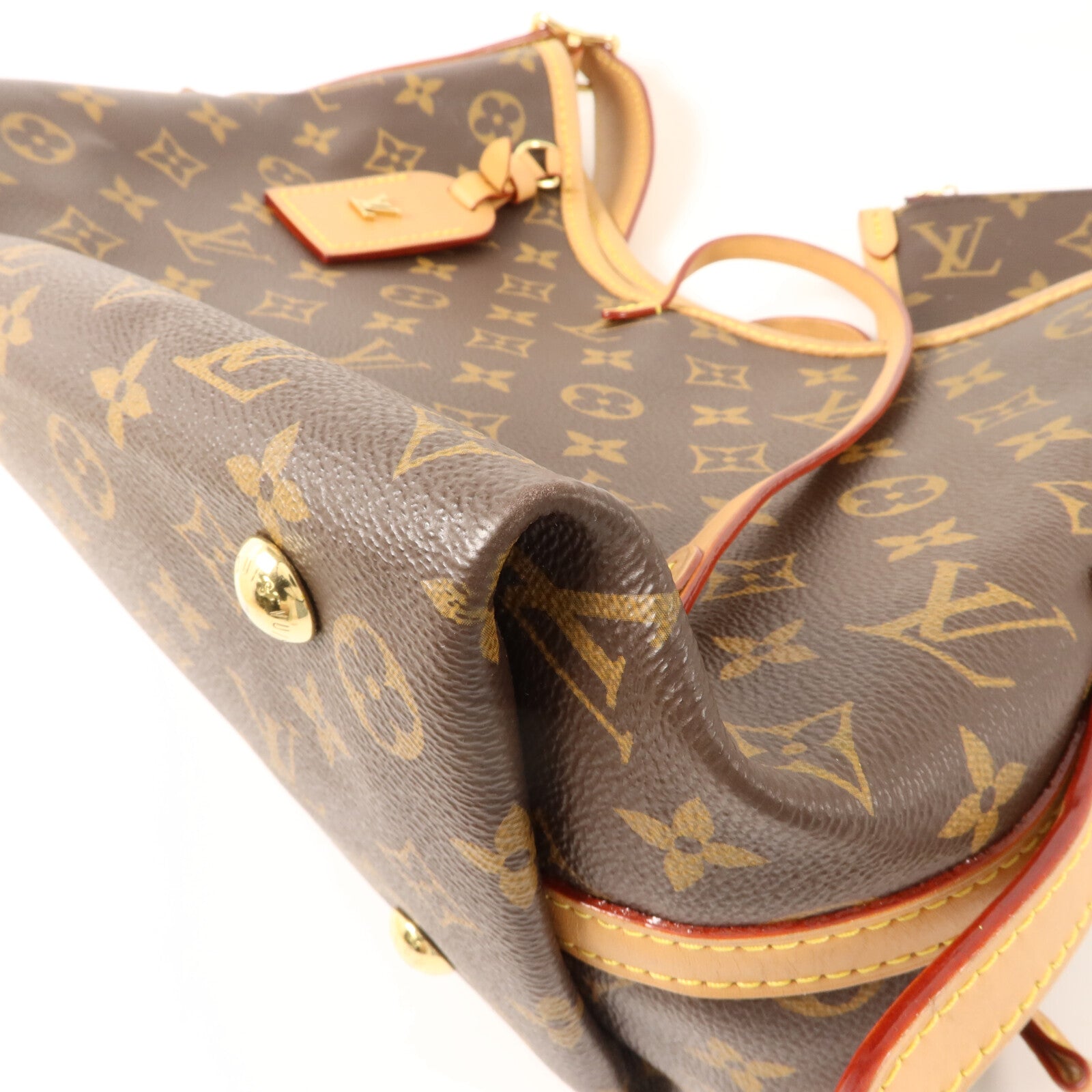 LOUIS VUITTON Monogram CarryAll PM金扣肩背袋
