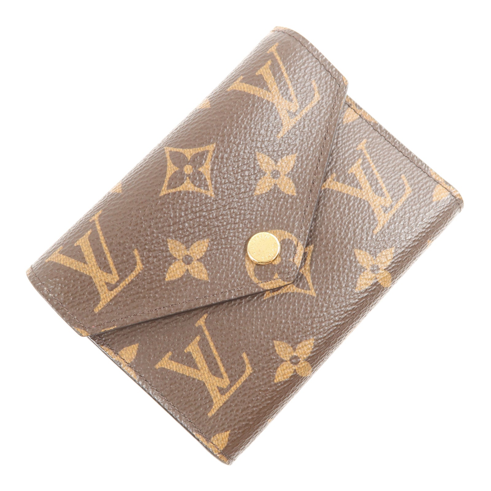 LOUIS VUITTON Monogram Portefeuille Victorine金扣錢包