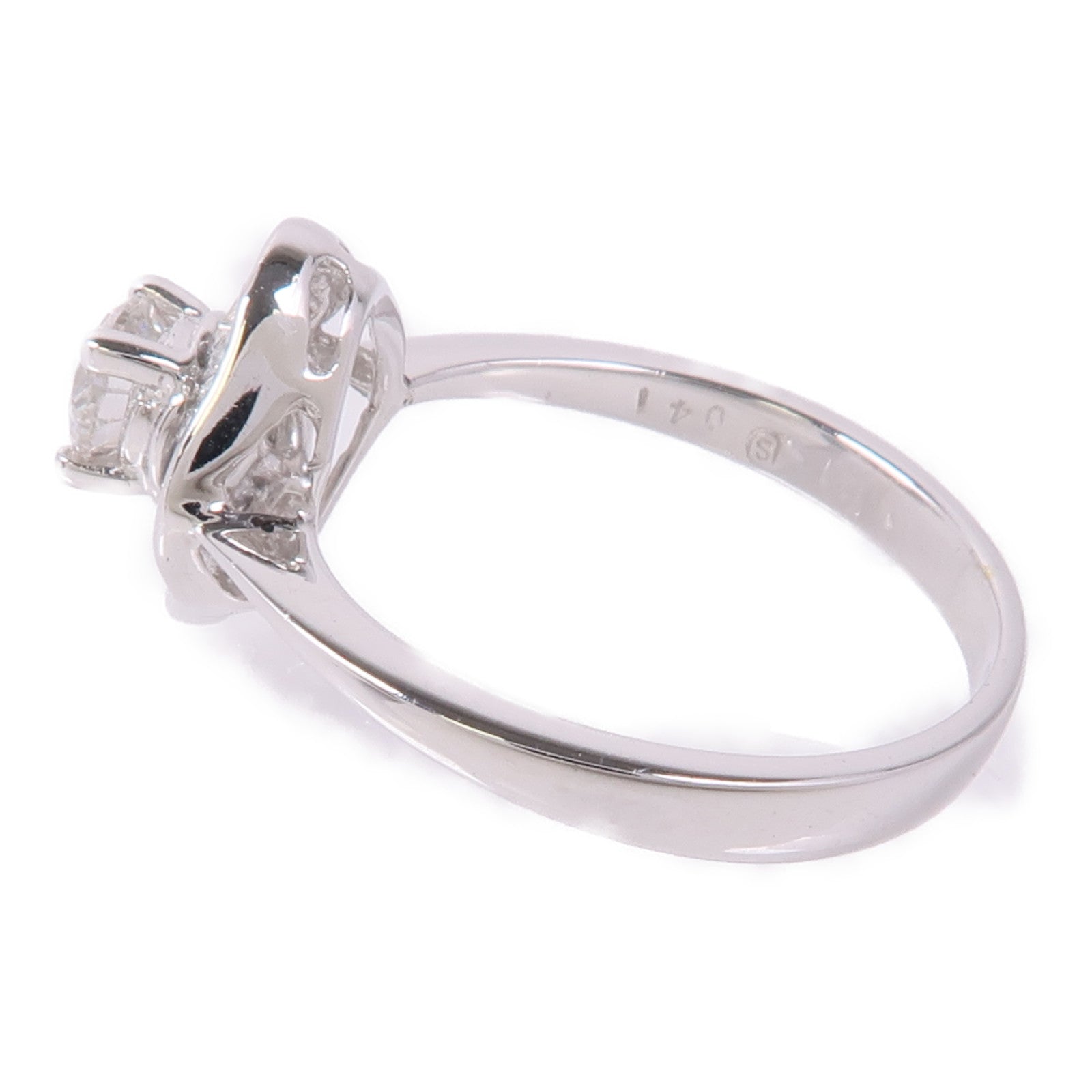 JEWELRY 【激減優惠】18K白金Diamond Ring鑽石戒指US#5.25