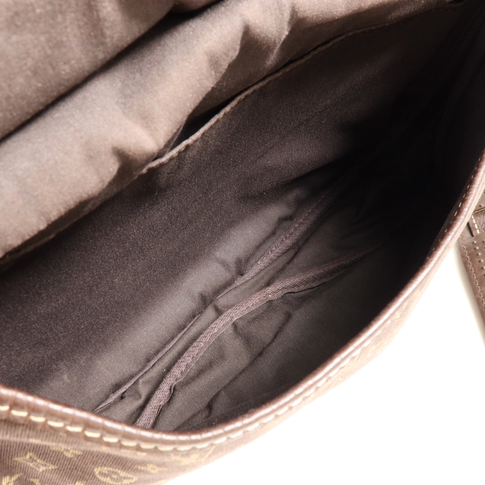 LOUIS VUITTON Monogram Mini Lin Saumur 30金扣肩背袋